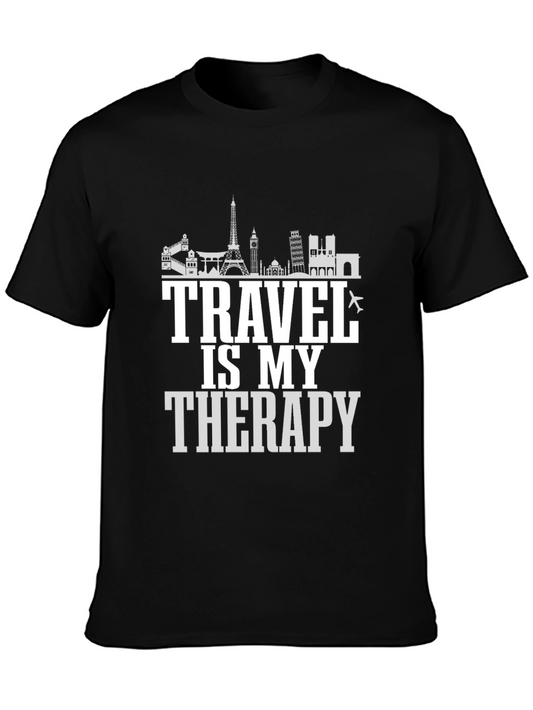 Travel Is My Therapy Graphic T-Shirt
