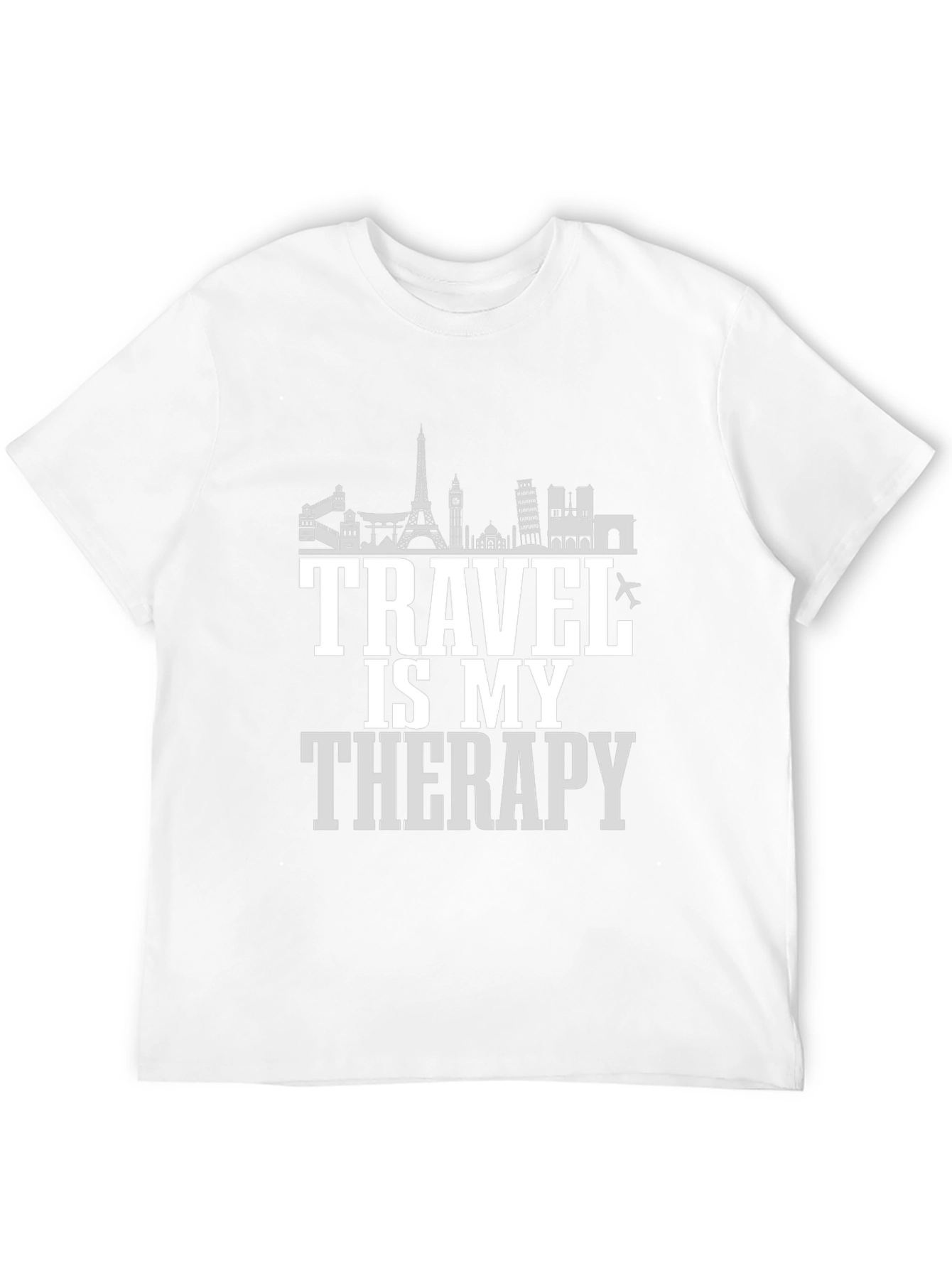Travel Is My Therapy Graphic T-Shirt