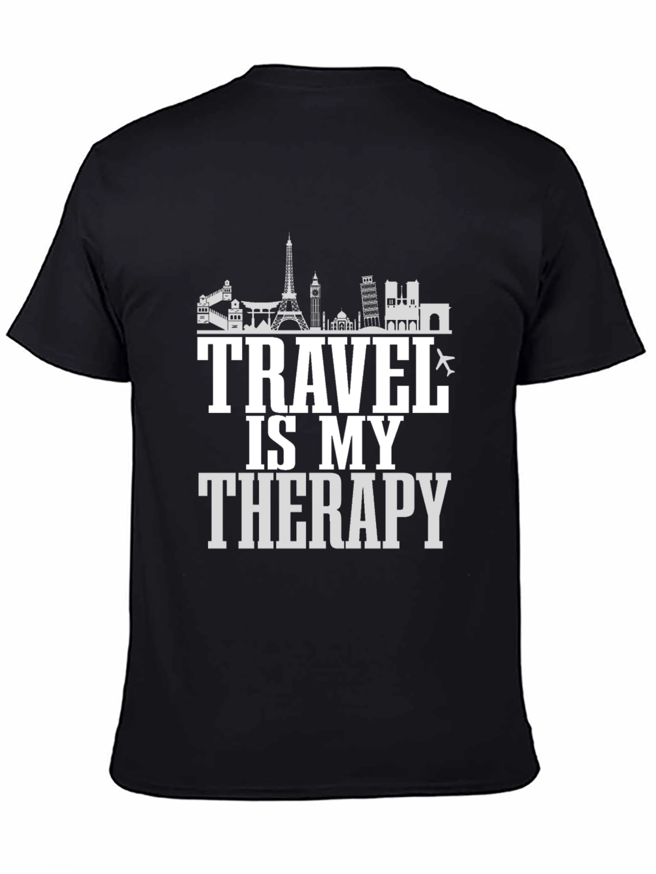 Travel Is My Therapy Graphic T-Shirt