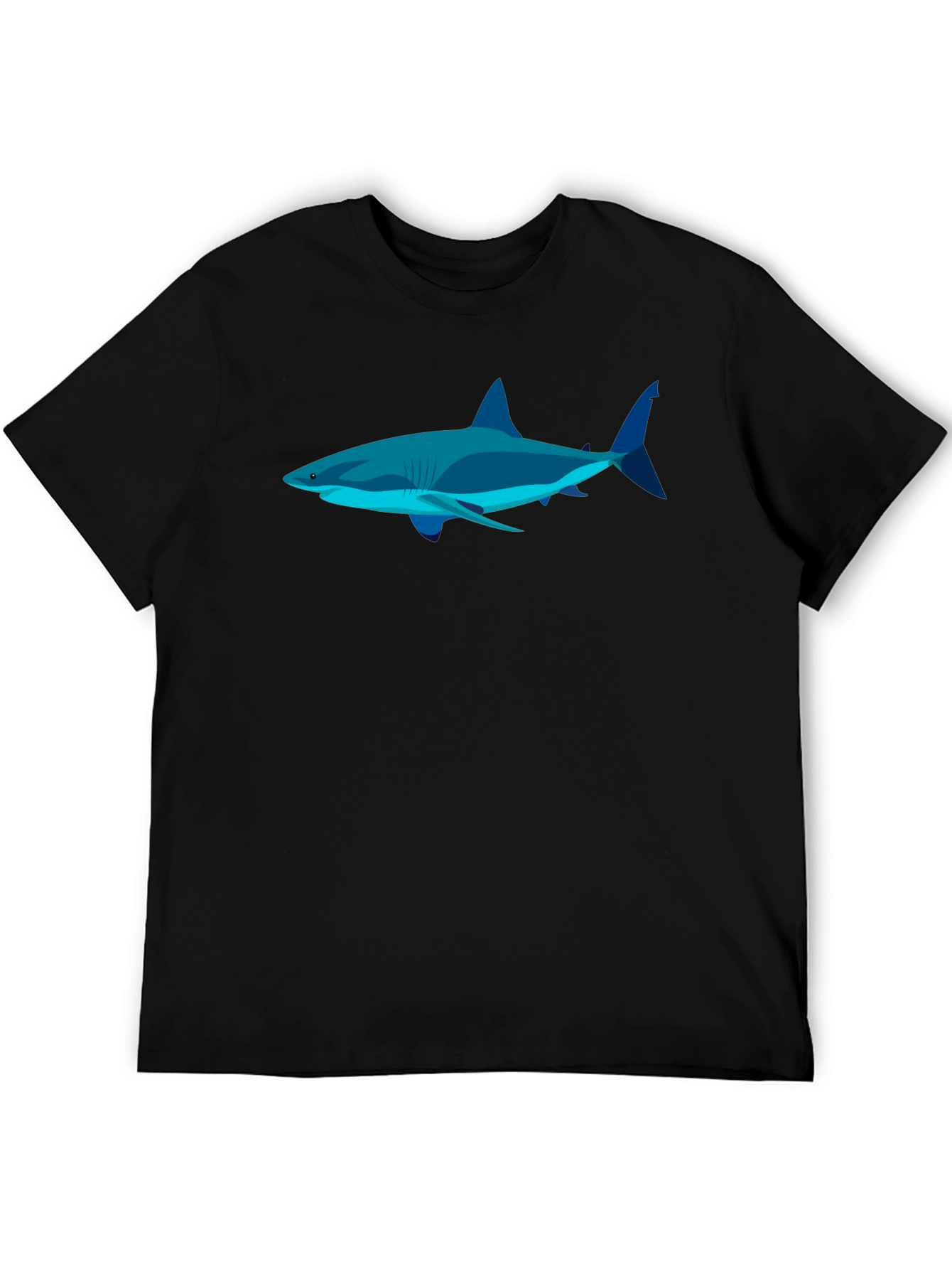 Shark Graphic Tee - Cool Blue Sea Predator