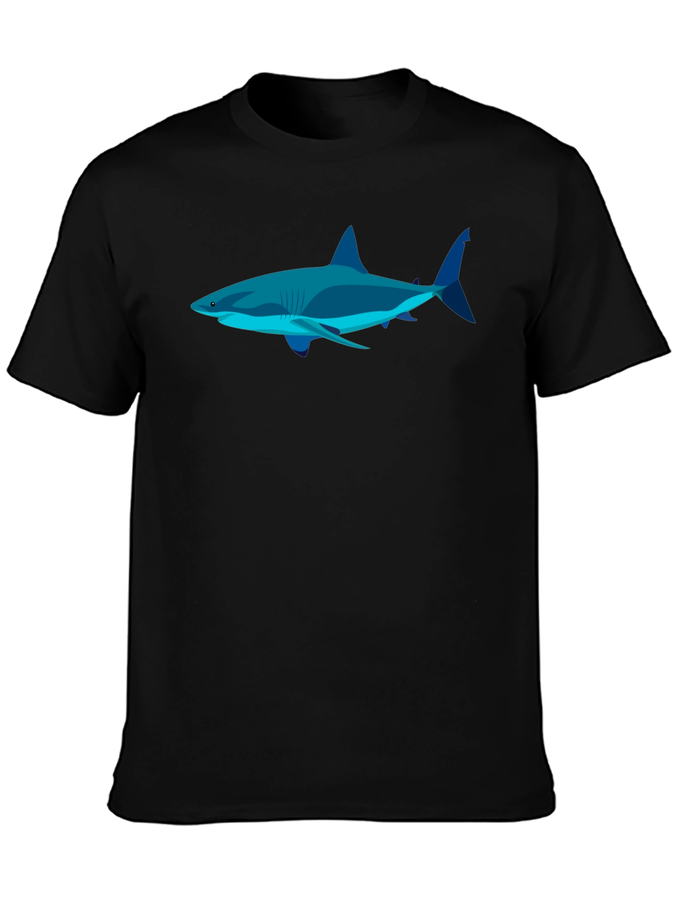 Shark Graphic Tee - Cool Blue Sea Predator