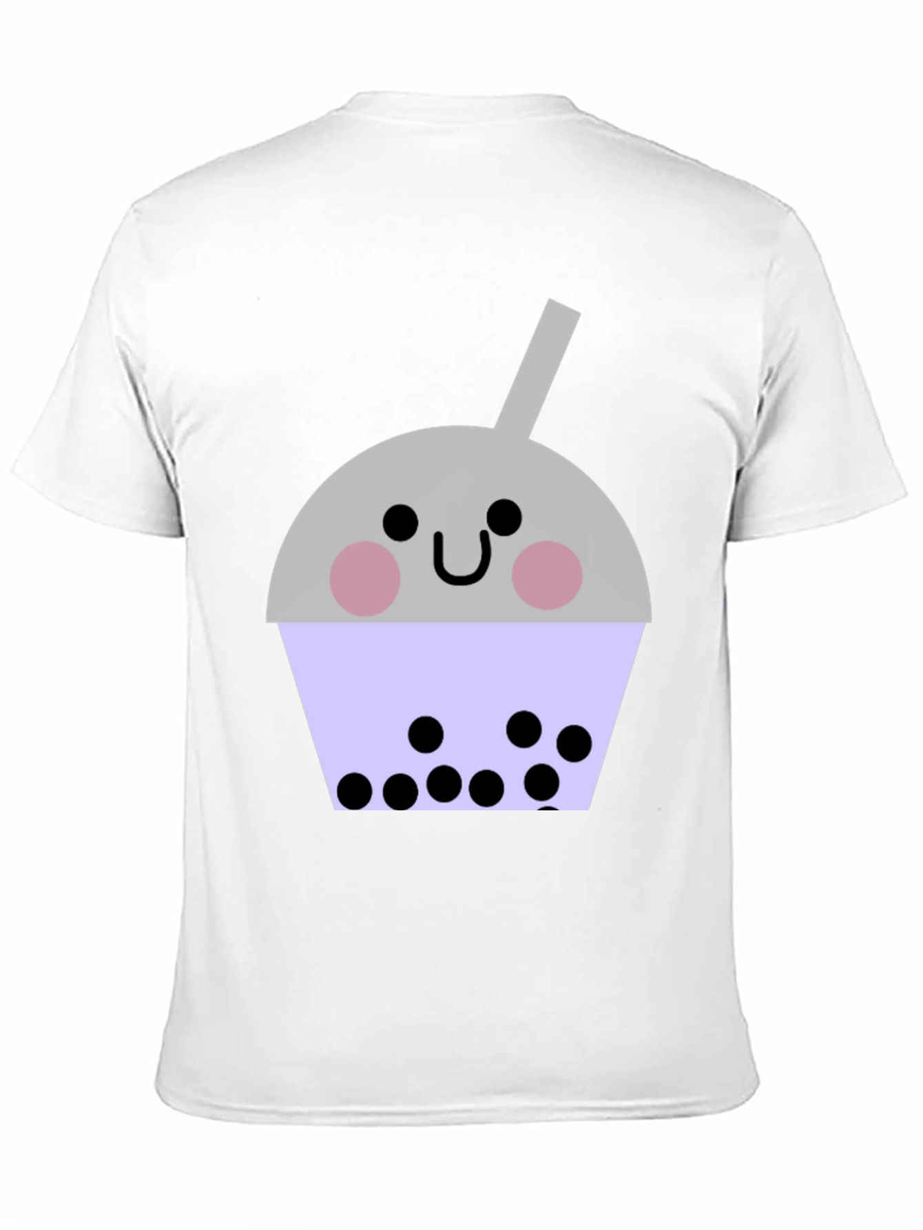 Cute Bubble Tea Graphic T-Shirt - Unisex Black Tee