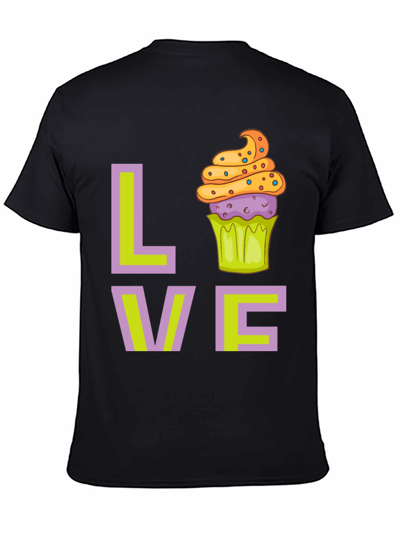 Love Cupcake Graphic T-Shirt - Fun Foodie Tee