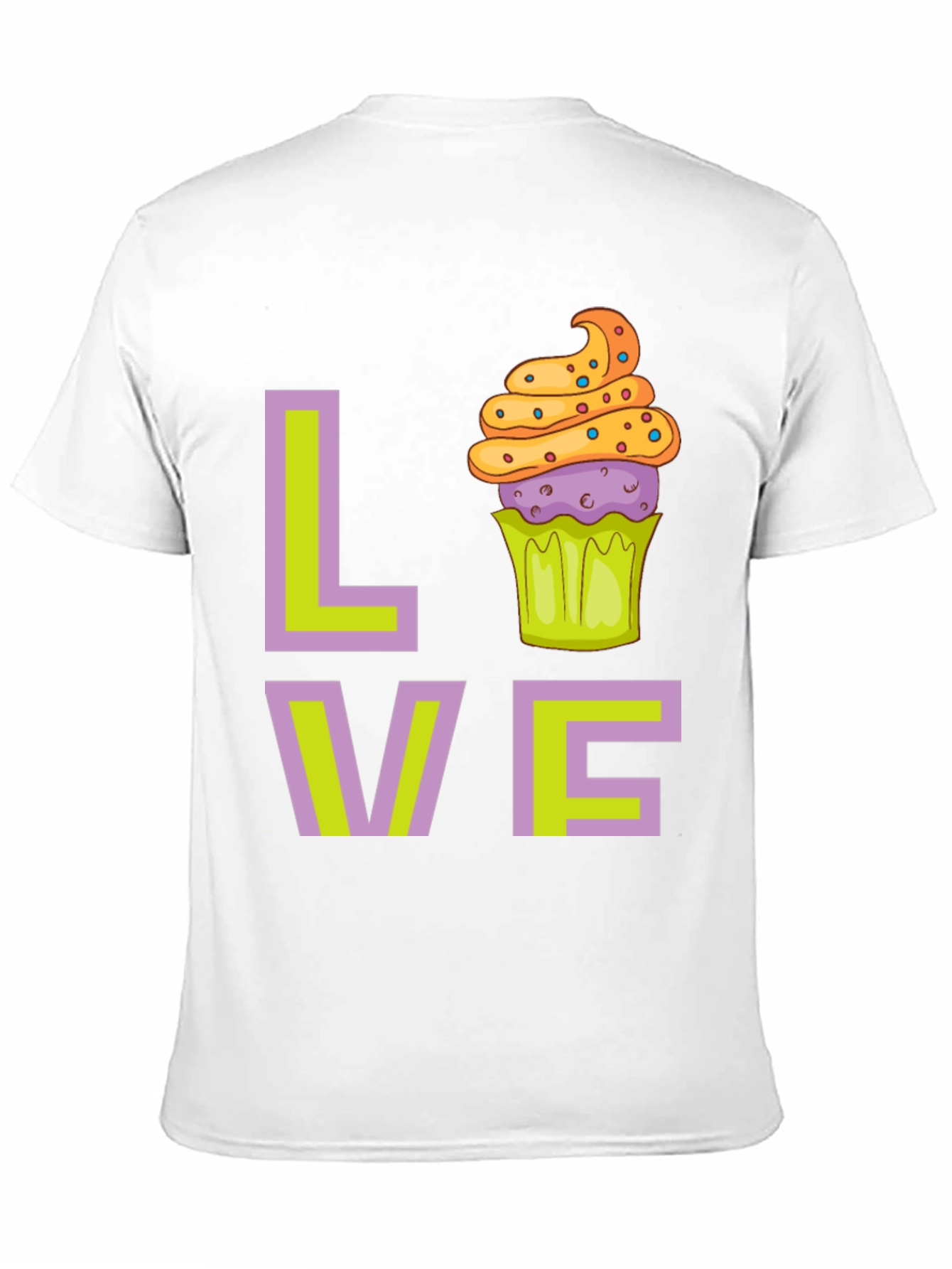 Love Cupcake Graphic T-Shirt - Fun Foodie Tee