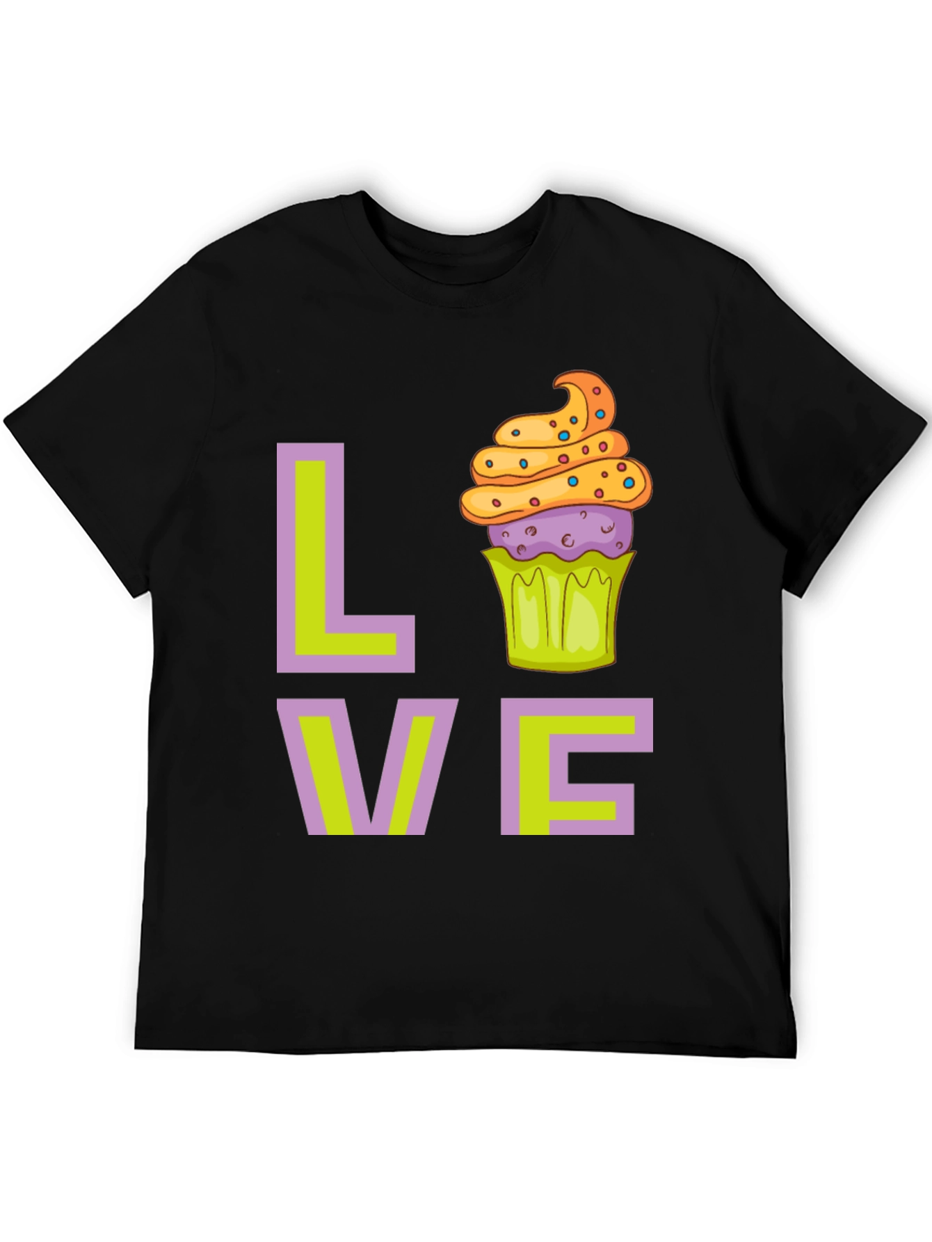 Love Cupcake Graphic T-Shirt - Fun Foodie Tee