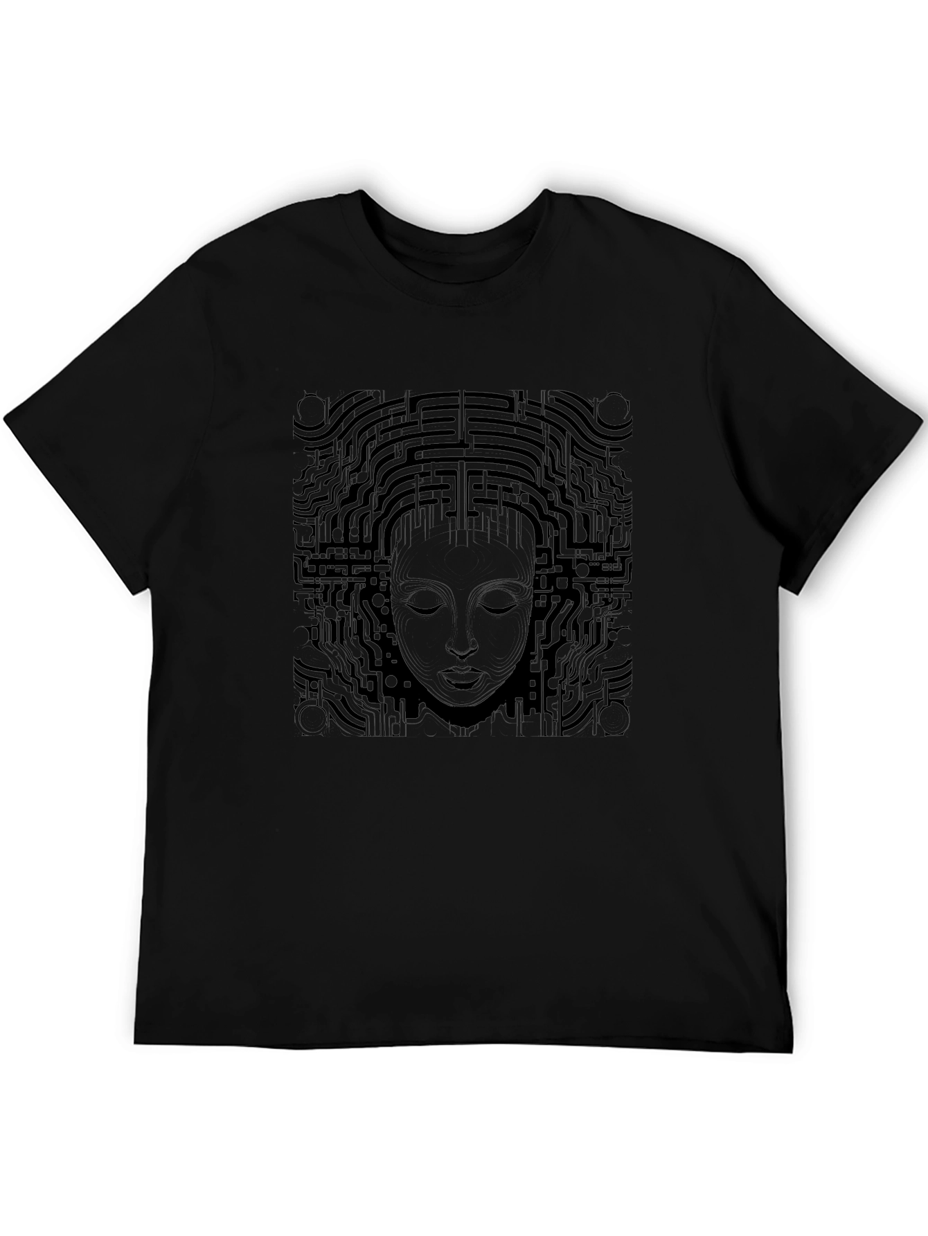 Tech Mindset Graphic Black Tee