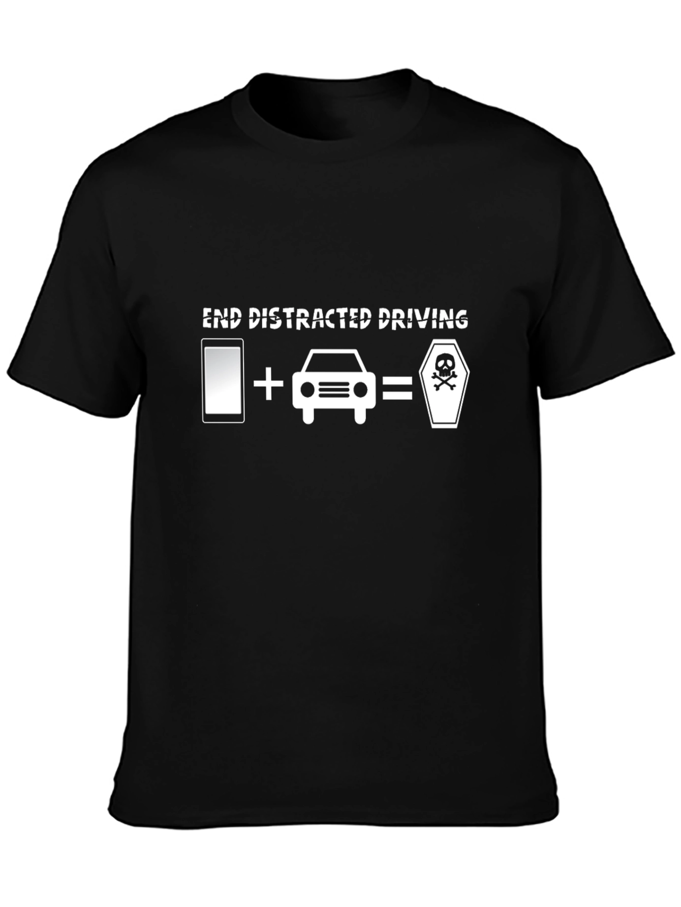 End Distracted Driving Graphic T-Shirt