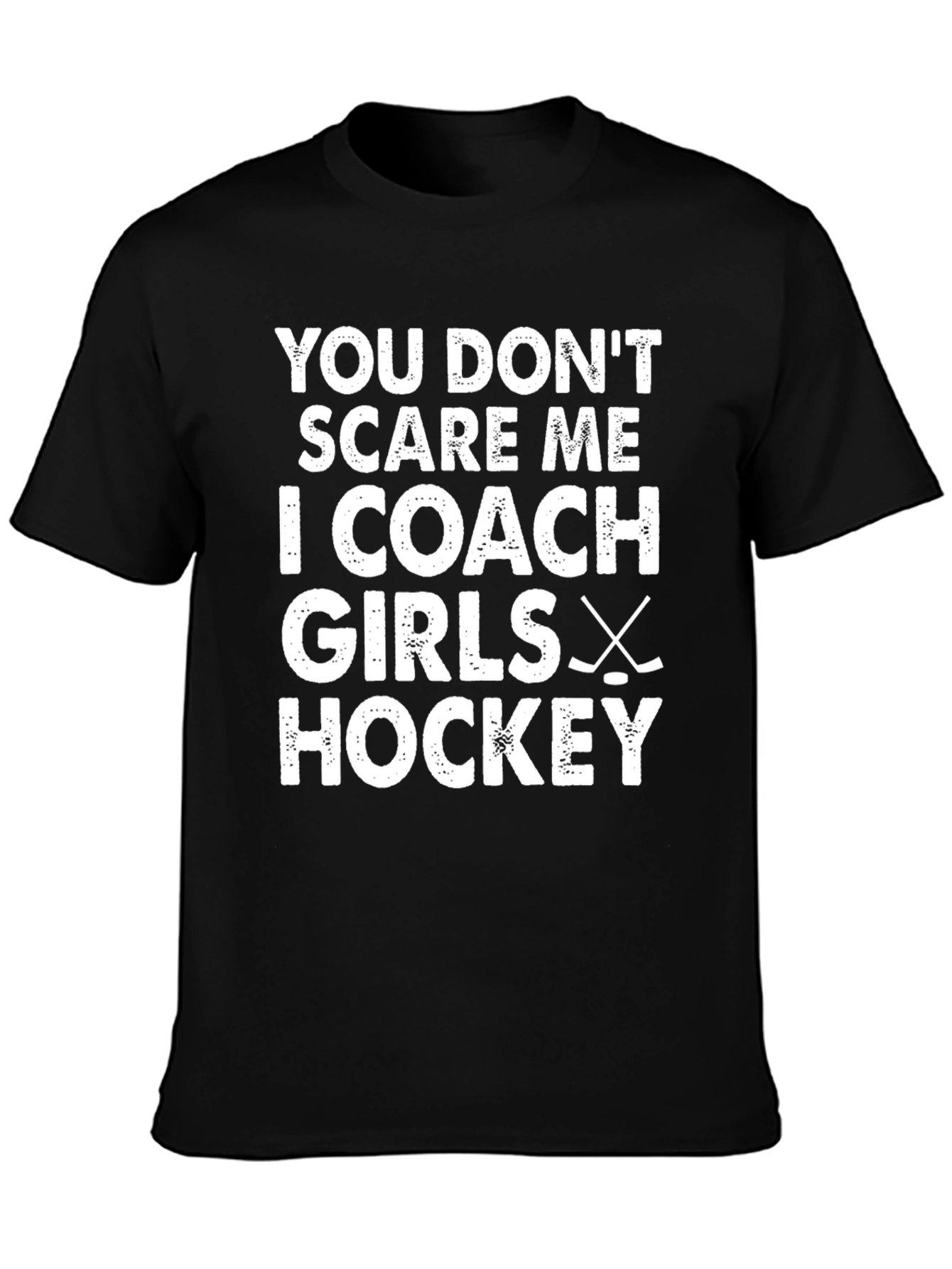 Girls Hockey Coach Graphic T-Shirt