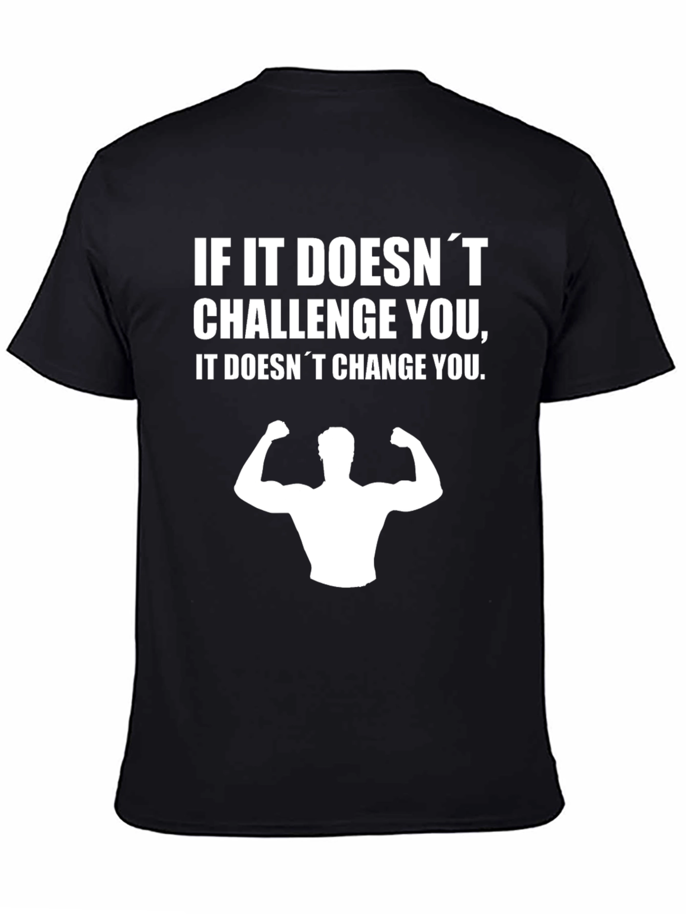 Motivational Workout T-Shirt - Challenge Changes You!