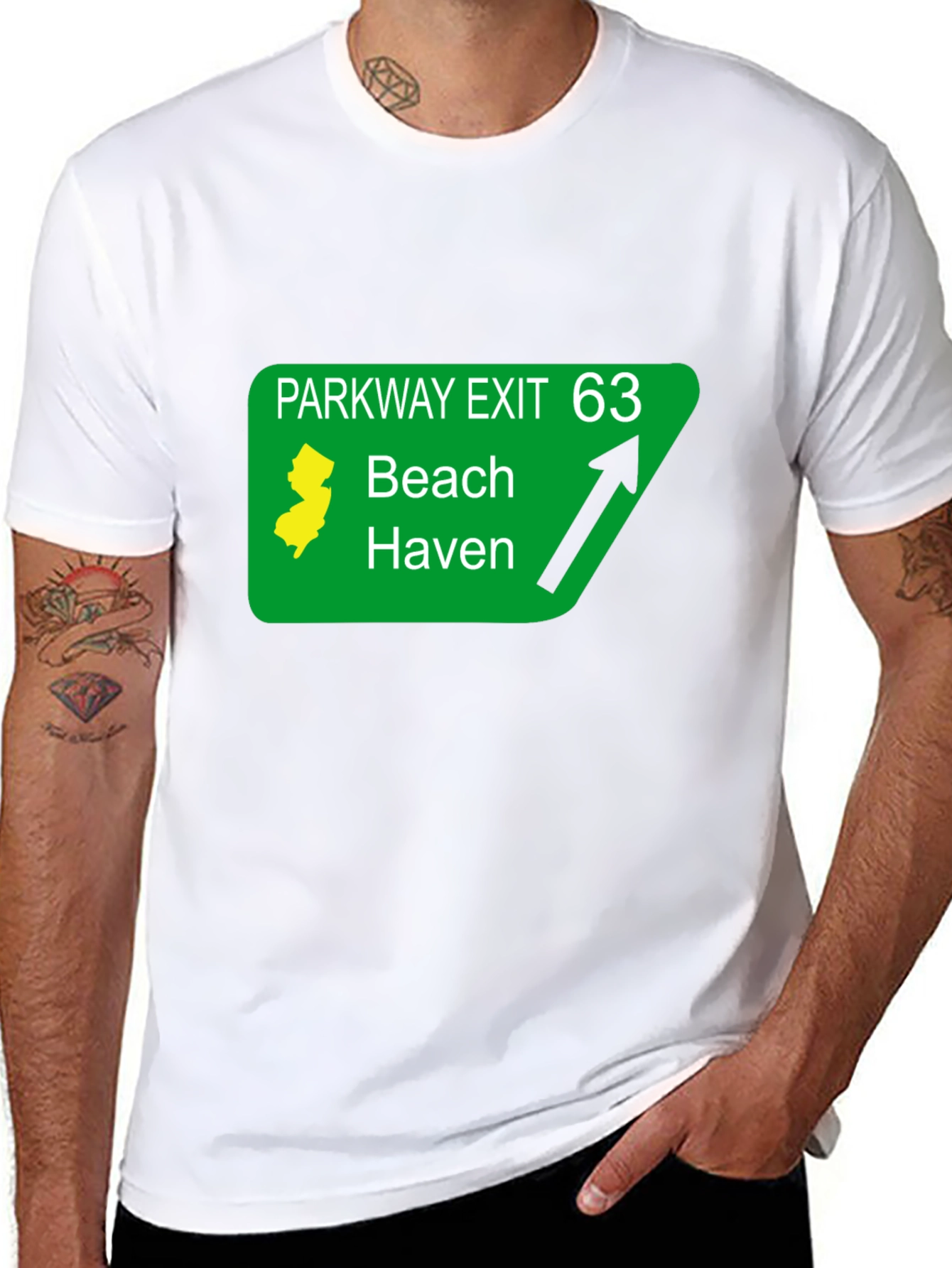 Beach Haven NJ Parkway Exit 63 T-Shirt
