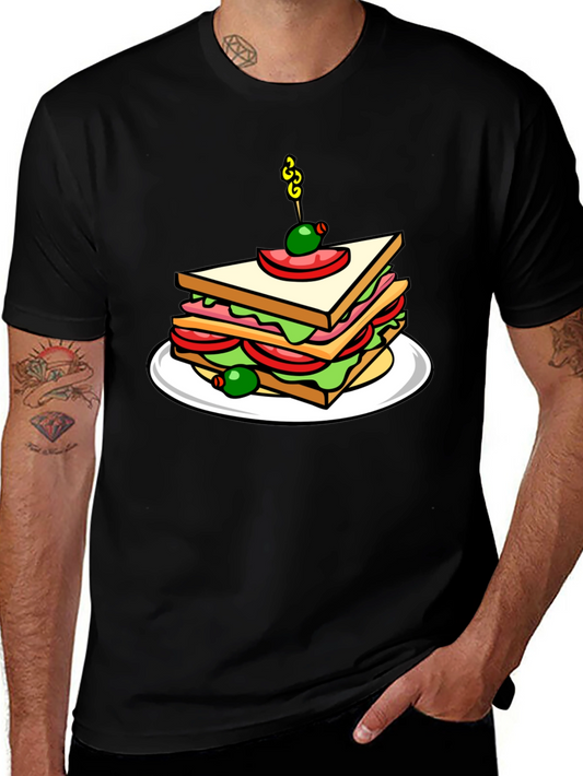 Sandwich Graphic T-Shirt - Foodie Style