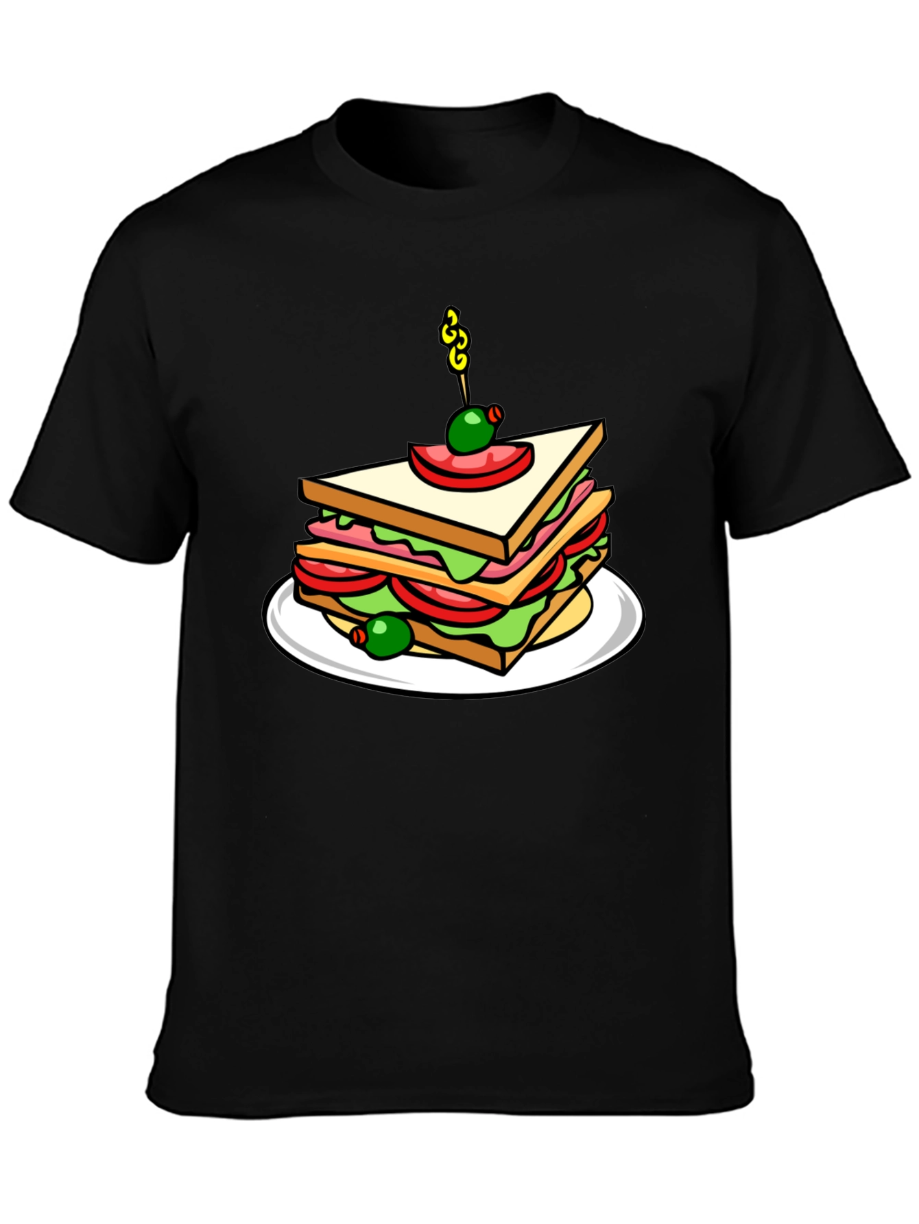 Sandwich Graphic T-Shirt - Foodie Style