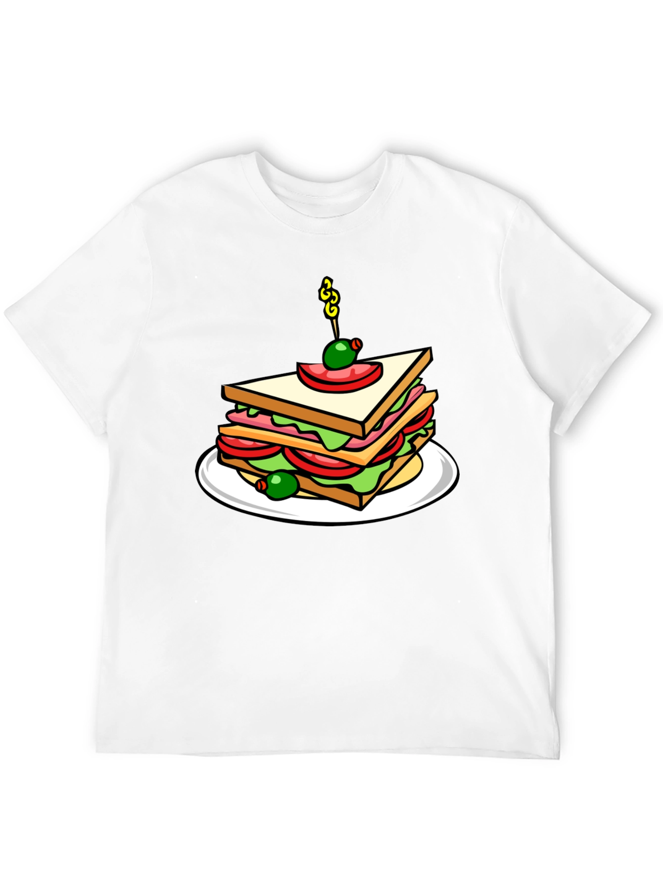 Sandwich Graphic T-Shirt - Foodie Style