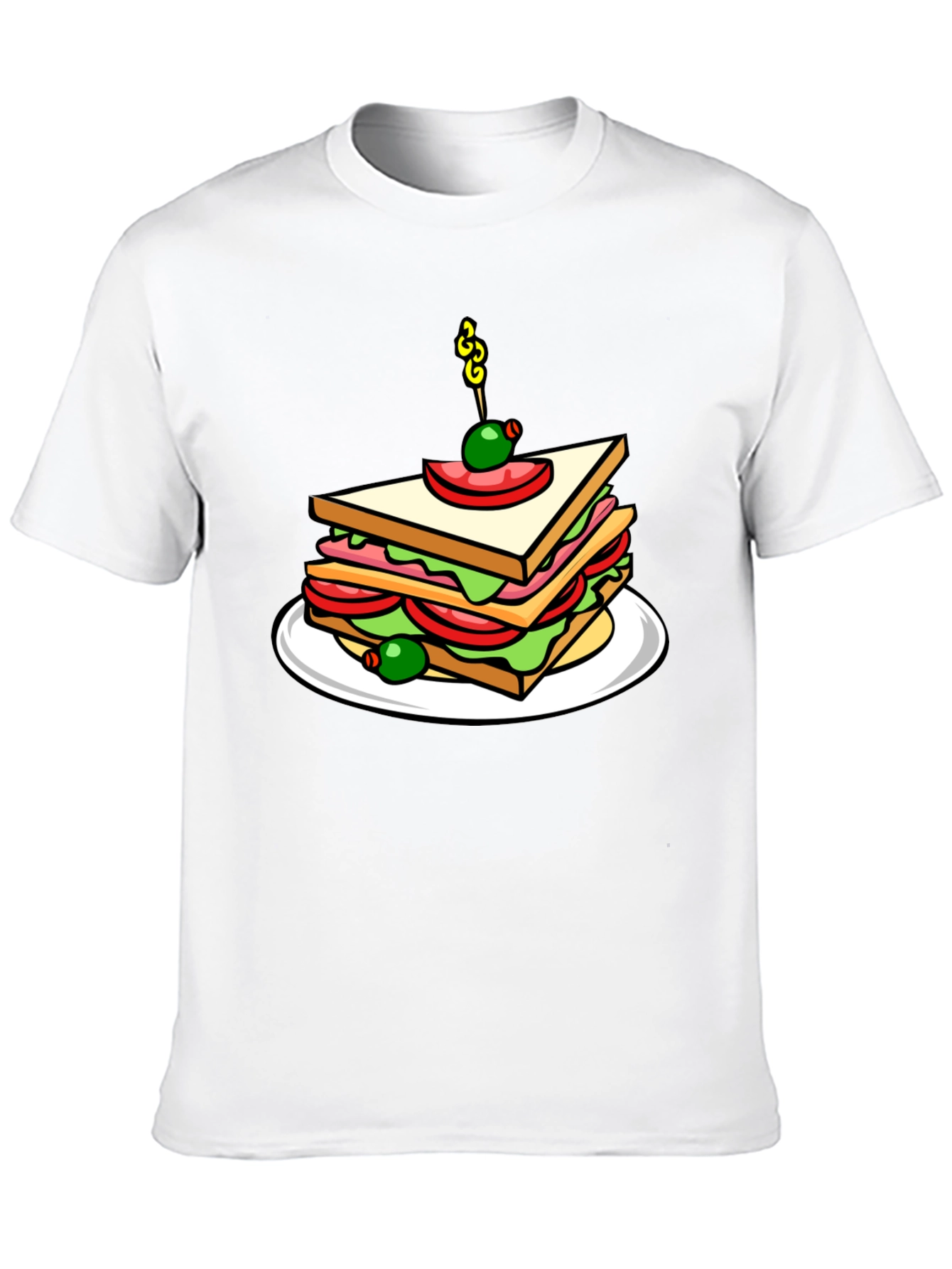 Sandwich Graphic T-Shirt - Foodie Style