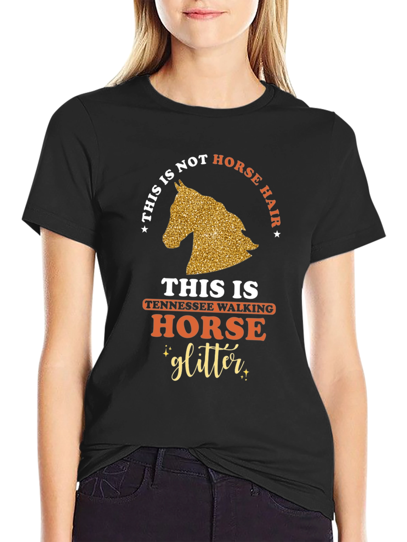Tennessee Walking Horse Glitter Tee