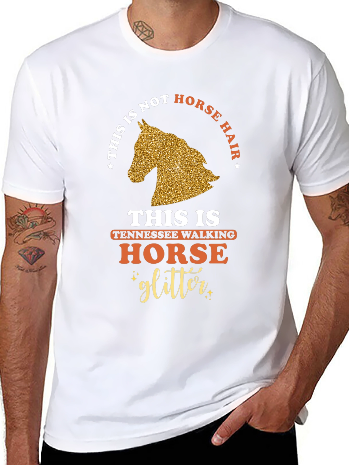 Tennessee Walking Horse Glitter Tee