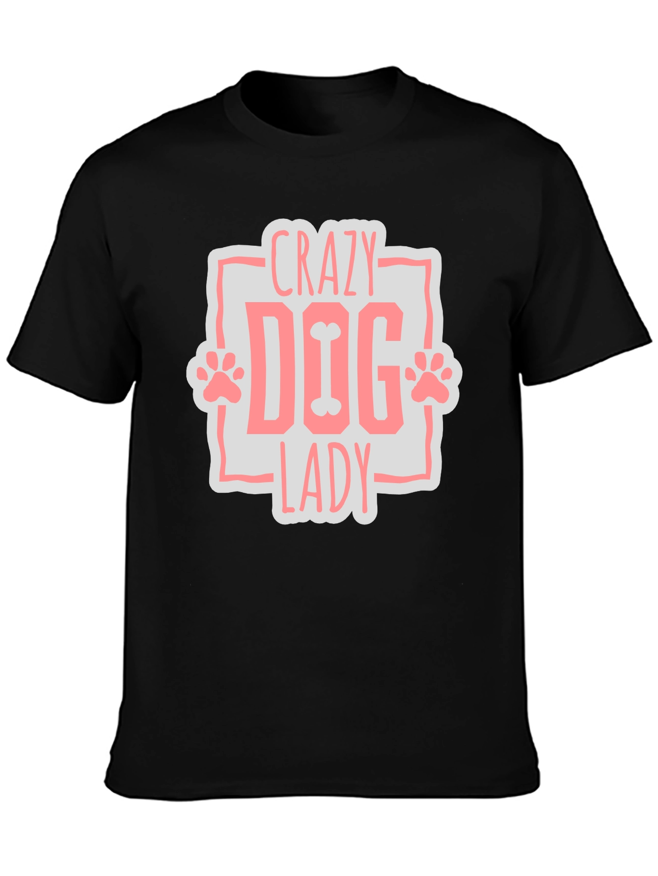 Crazy Dog Lady Graphic T-Shirt