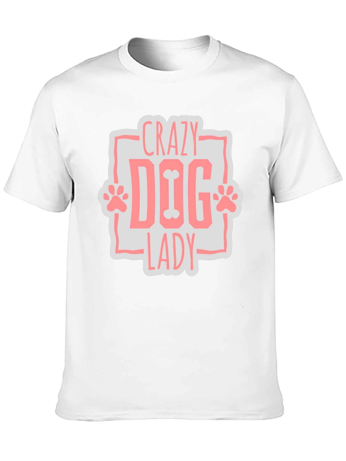 Crazy Dog Lady Graphic T-Shirt