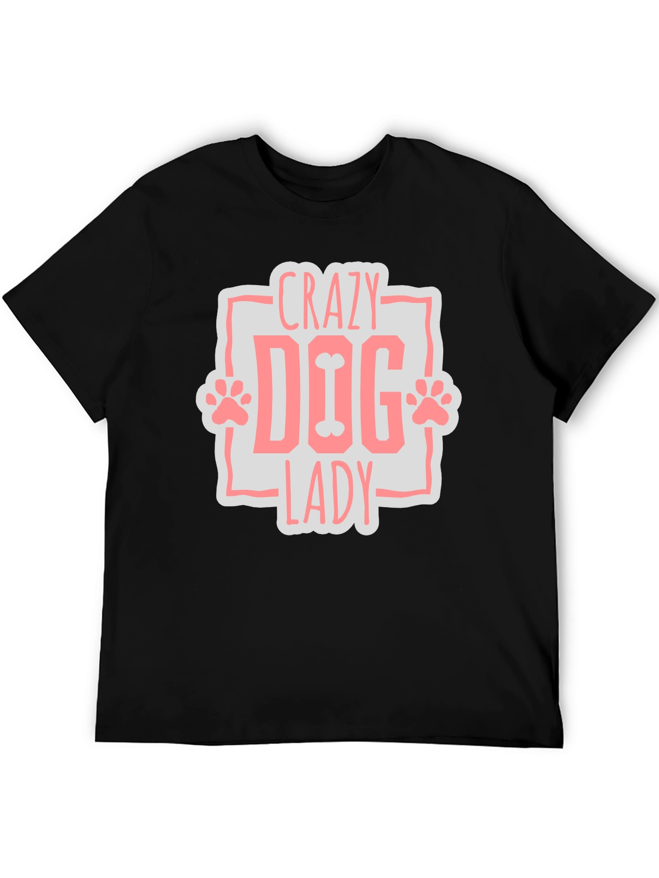 Crazy Dog Lady Graphic T-Shirt