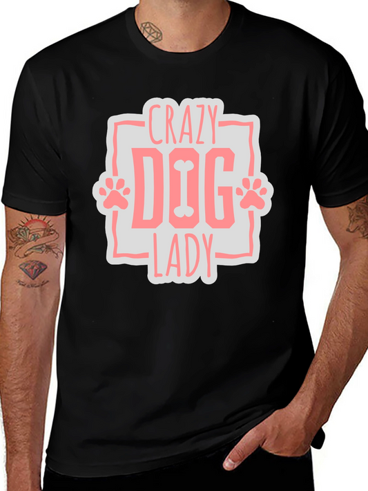 Crazy Dog Lady Graphic T-Shirt