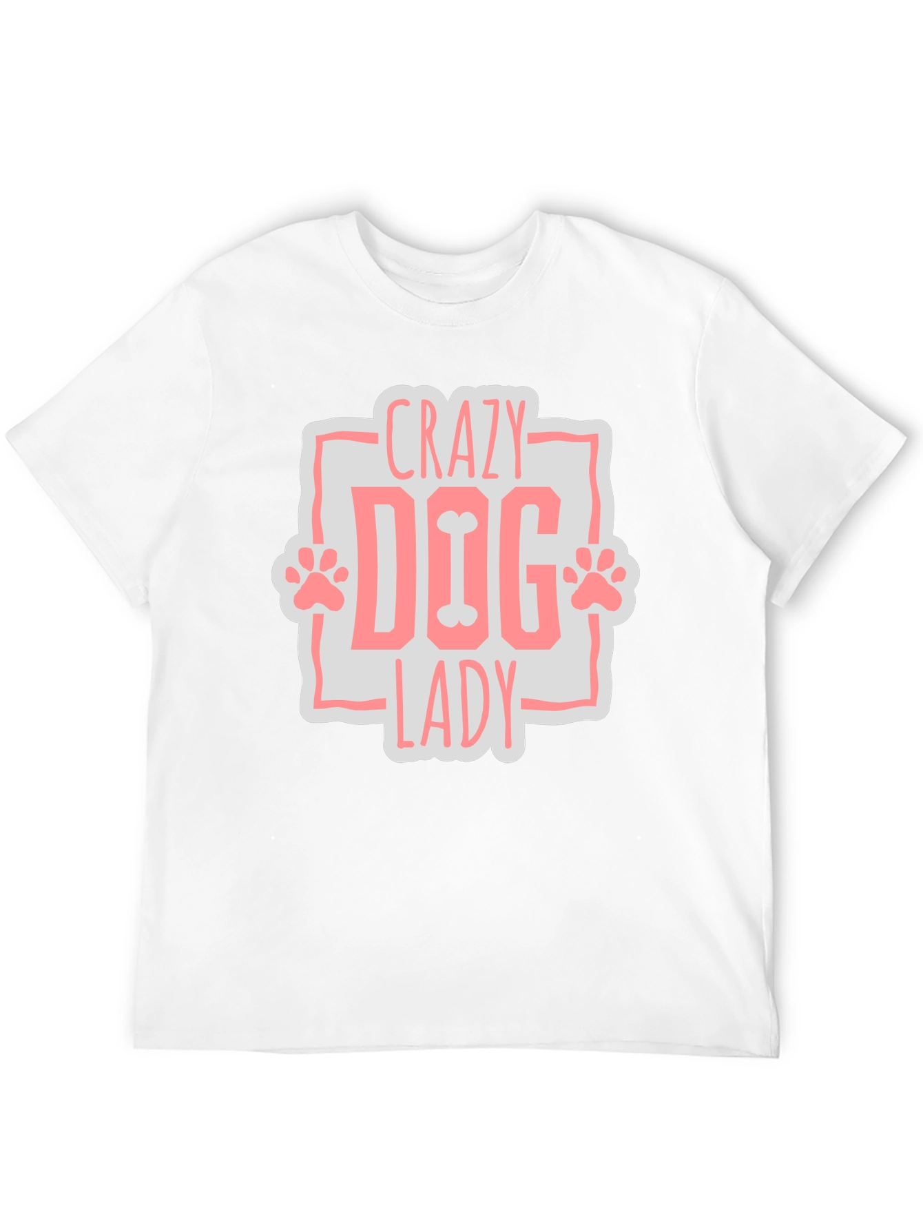 Crazy Dog Lady Graphic T-Shirt