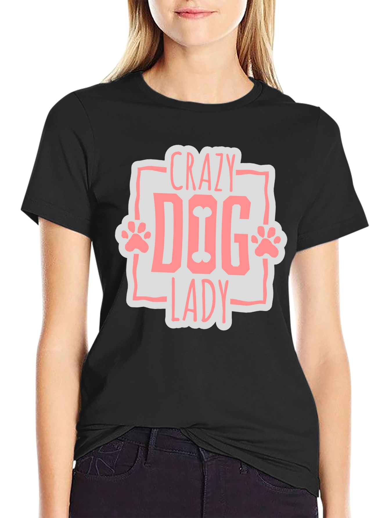 Crazy Dog Lady Graphic T-Shirt