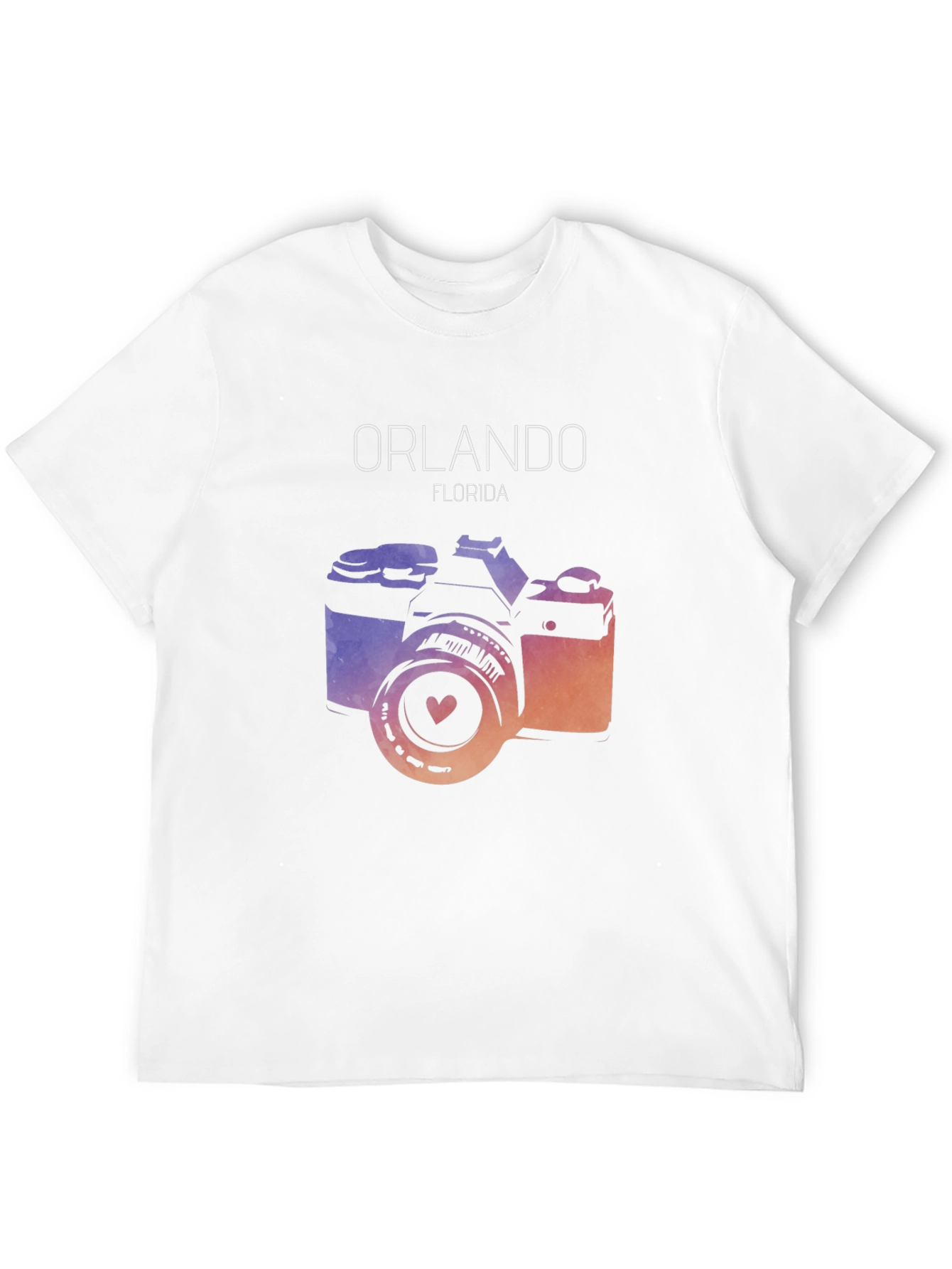 Orlando Florida Camera Graphic T-Shirt