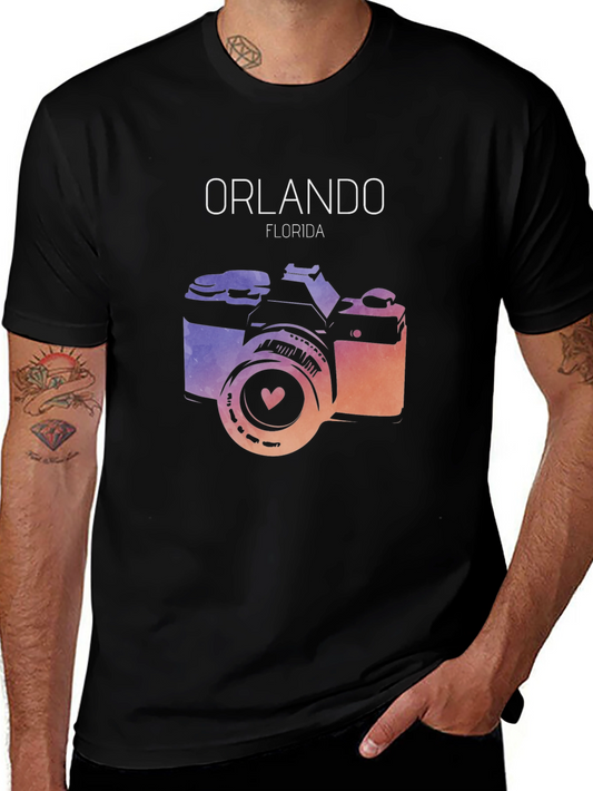 Orlando Florida Camera Graphic T-Shirt