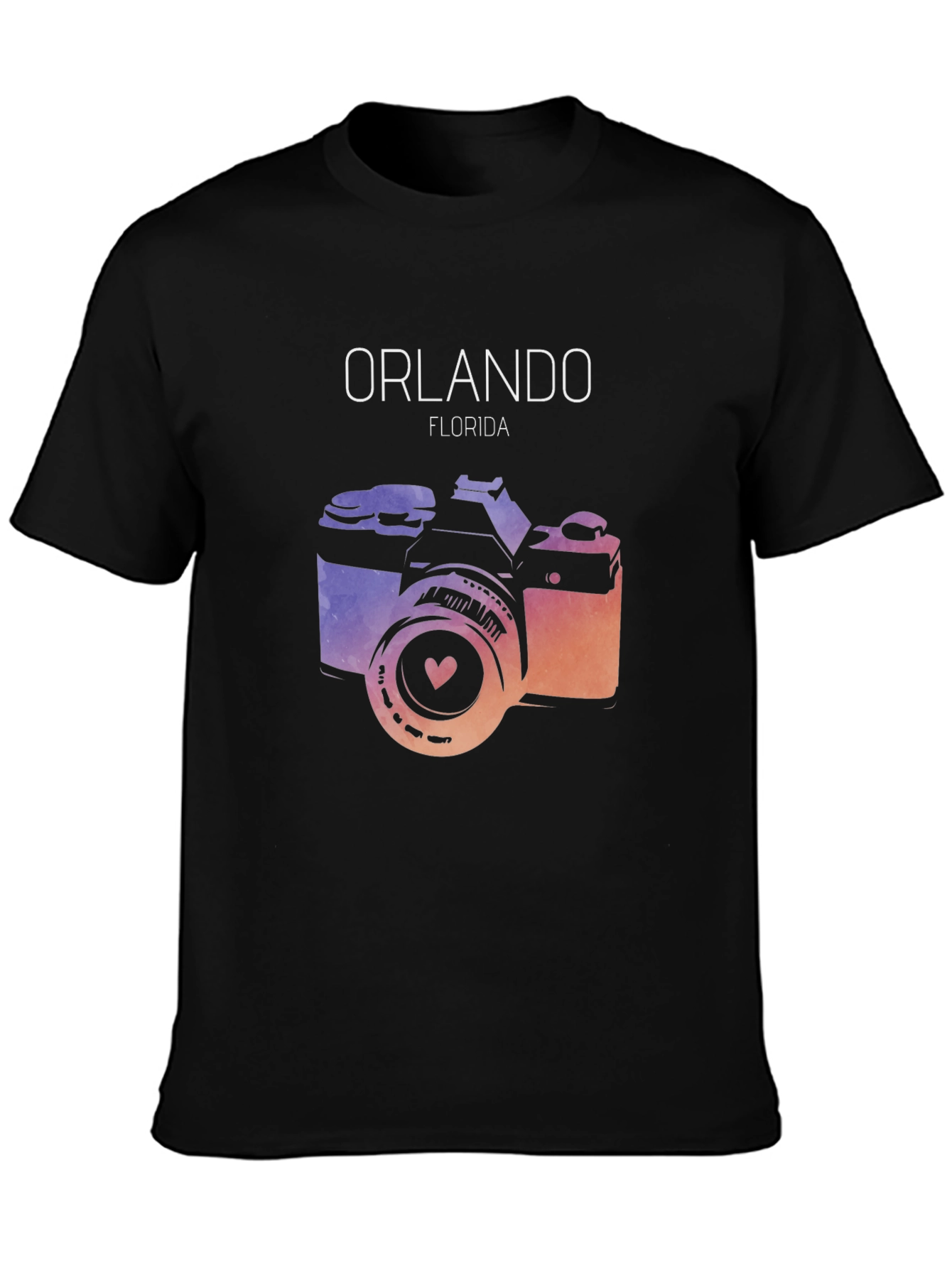 Orlando Florida Camera Graphic T-Shirt