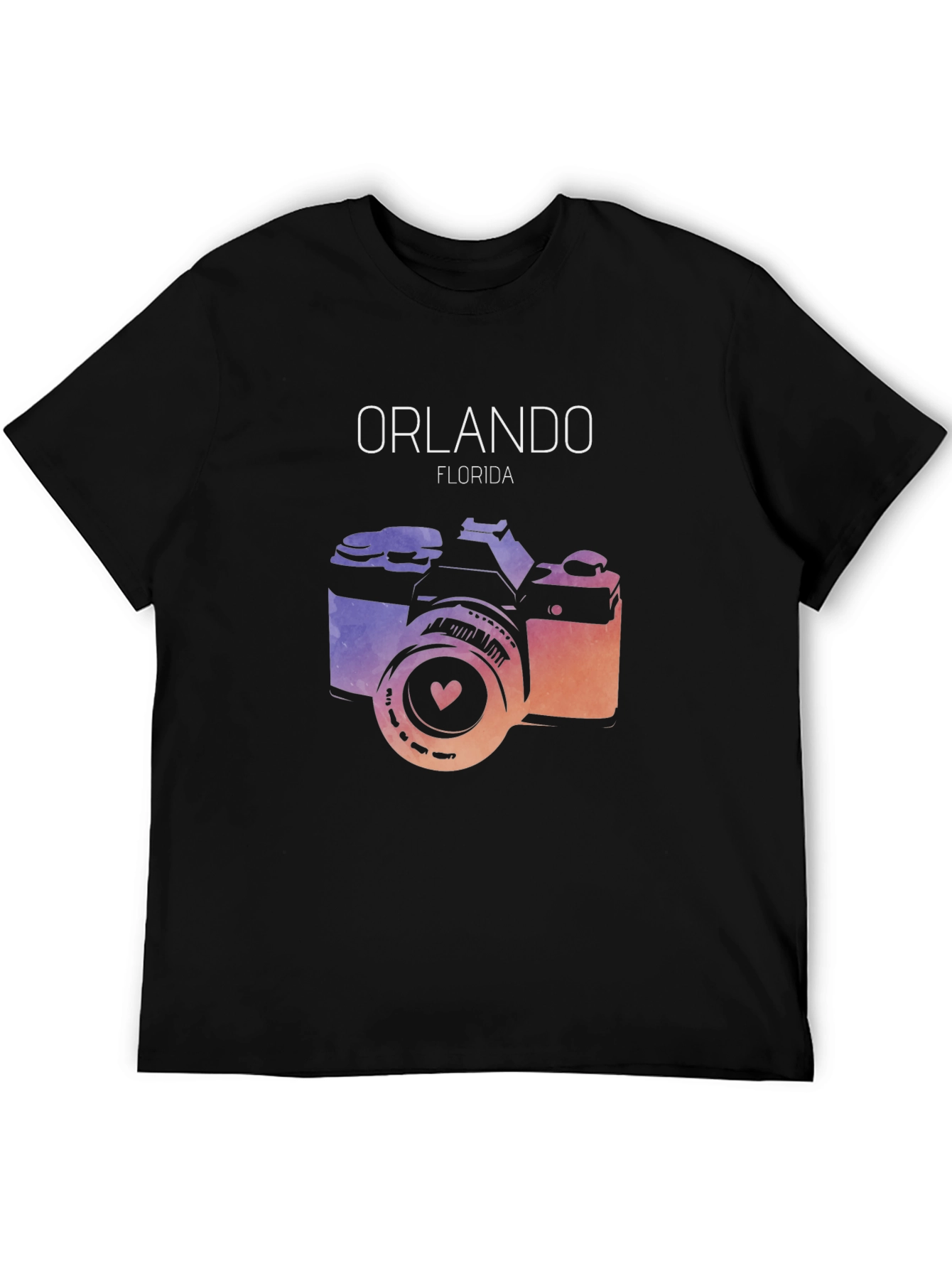Orlando Florida Camera Graphic T-Shirt