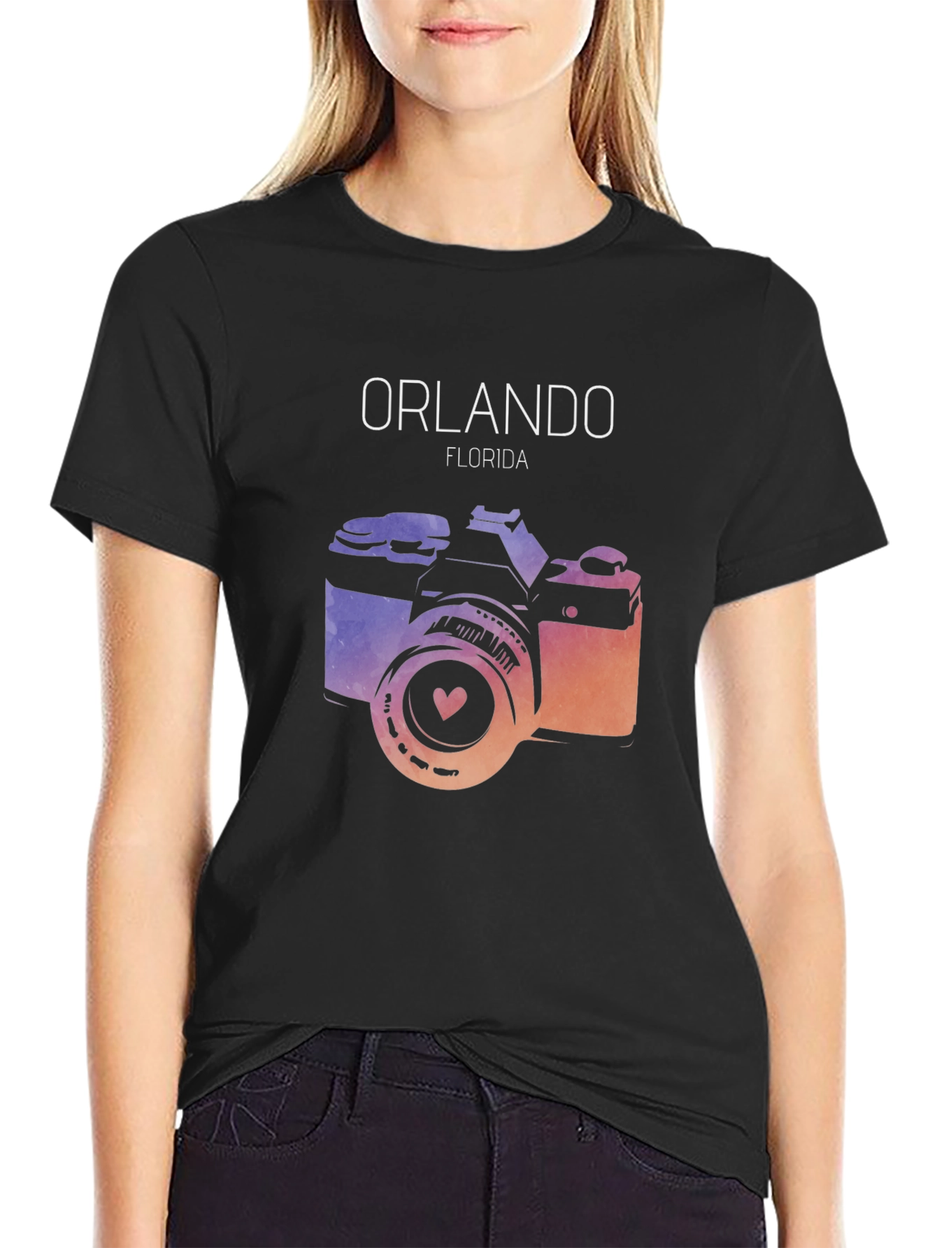 Orlando Florida Camera Graphic T-Shirt