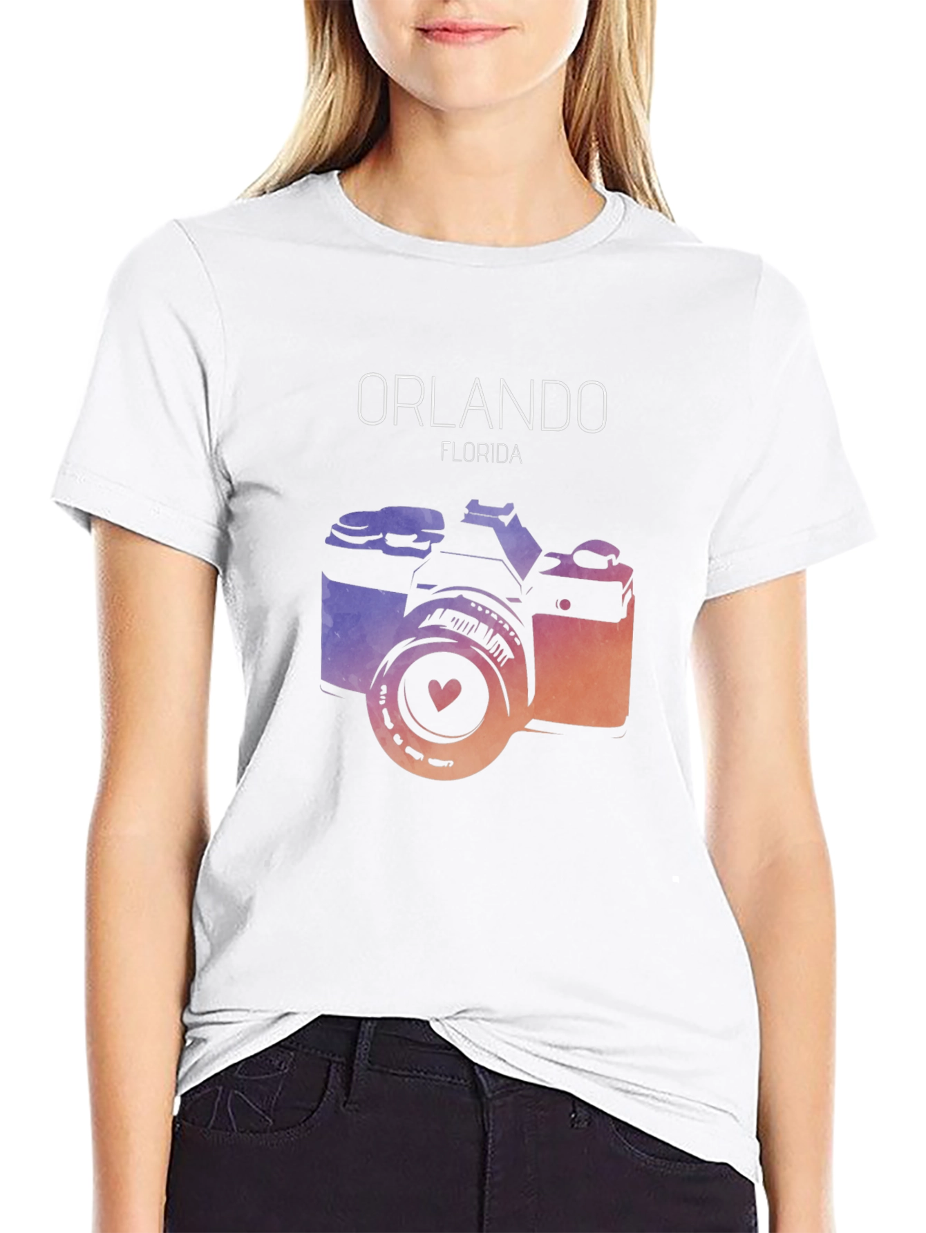Orlando Florida Camera Graphic T-Shirt