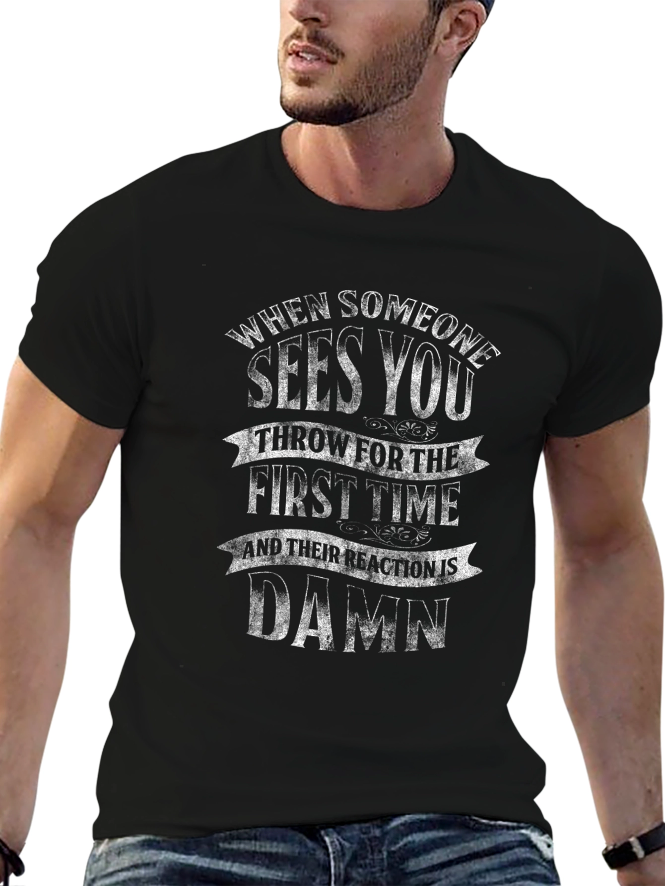 Funny Frisbee Disc Golf Graphic T-Shirt