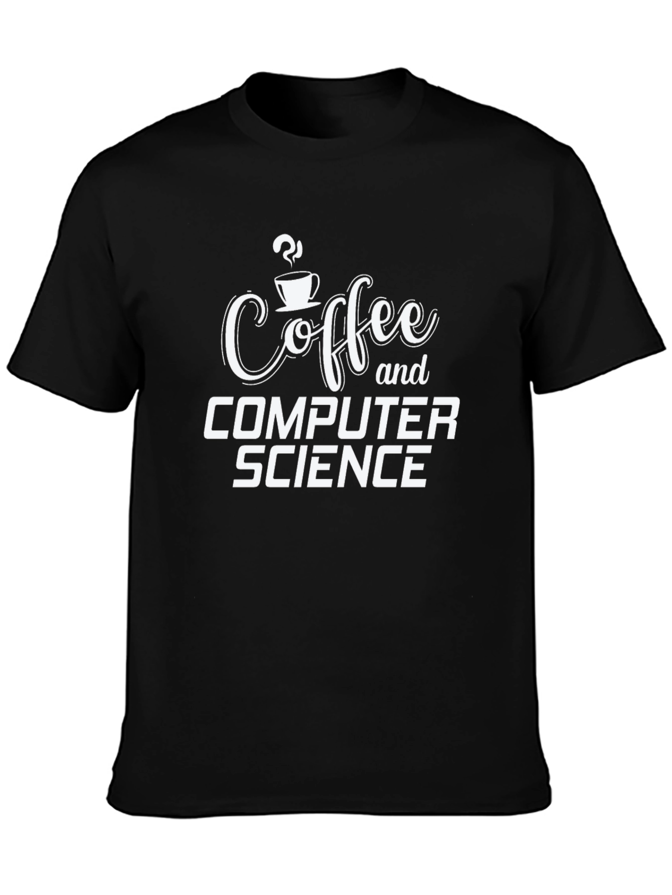 Coffee and Computer Science Black T-Shirt
