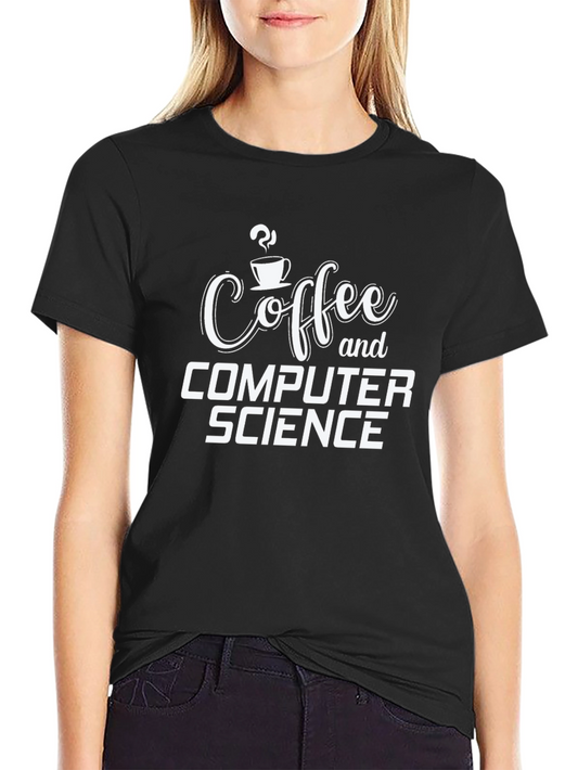 Coffee and Computer Science Black T-Shirt