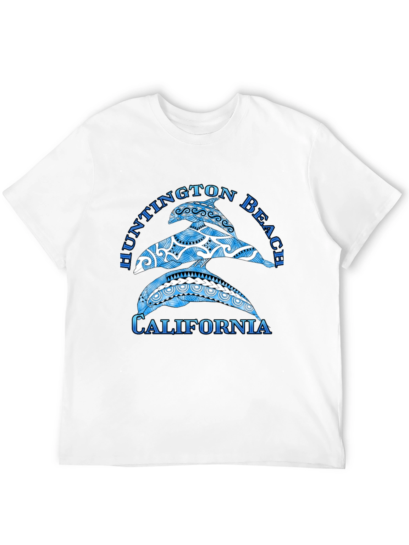 Huntington Beach California Dolphin Graphic Tee