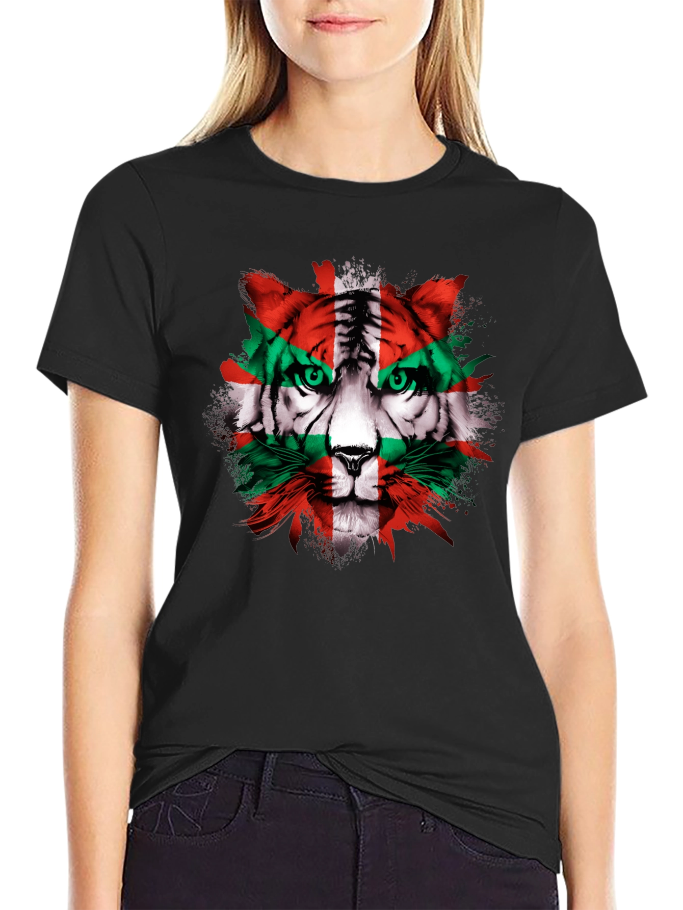 Basque Tiger Graphic Tee - Herritar Shirt