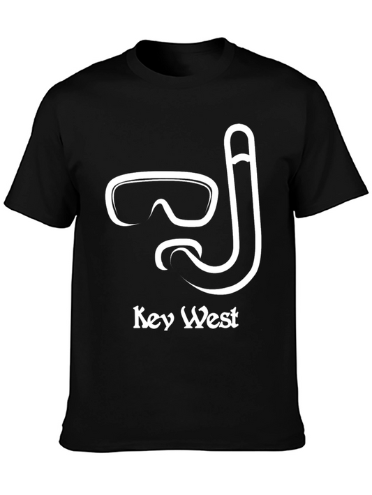 Key West Snorkel T-Shirt - Black Cotton Tee