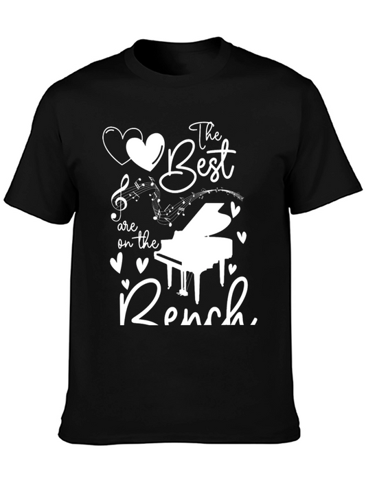 The Best are on the Bench T-Shirt Music Piano Tee
