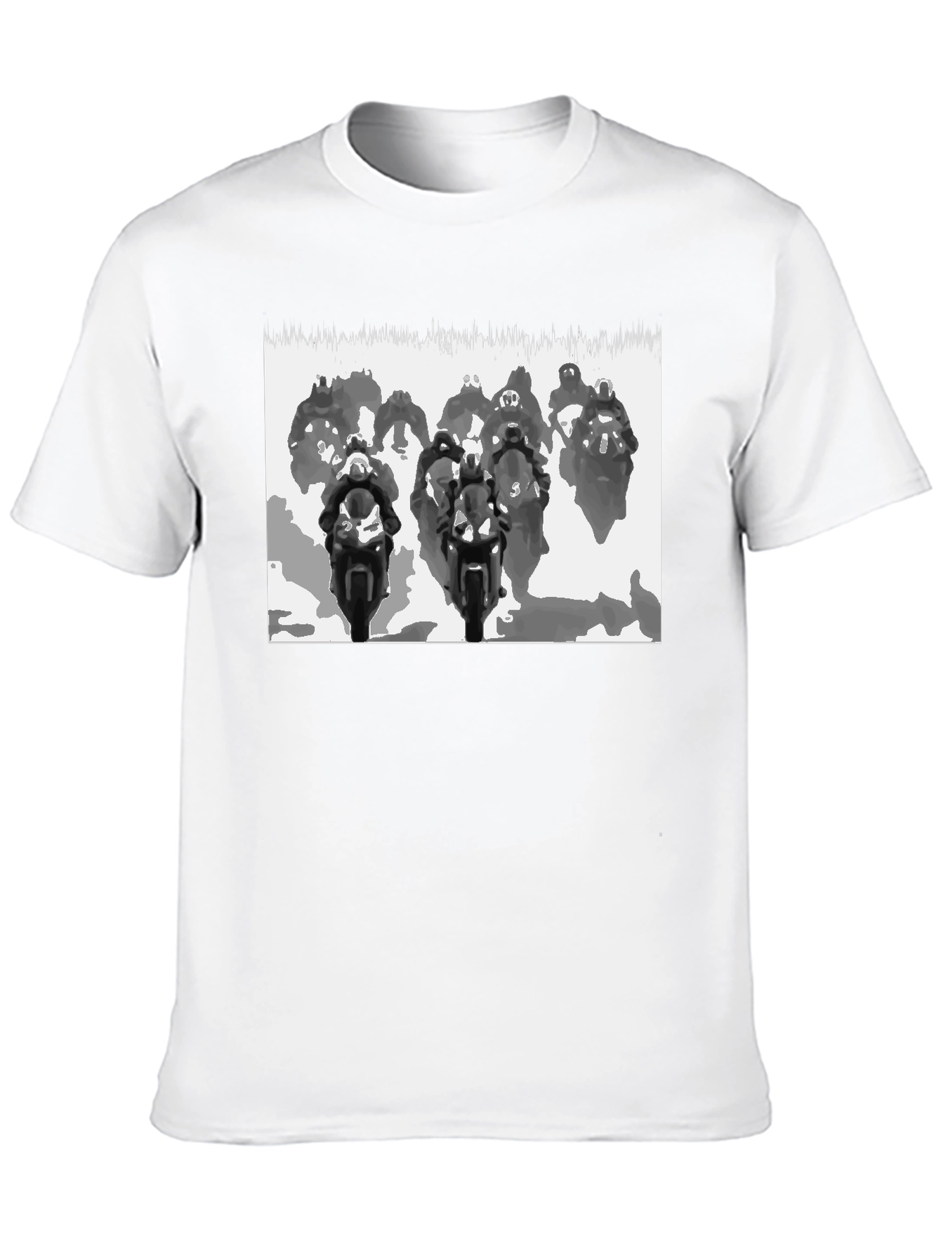 Motorcycle Race Black T-Shirt - Ride in Style