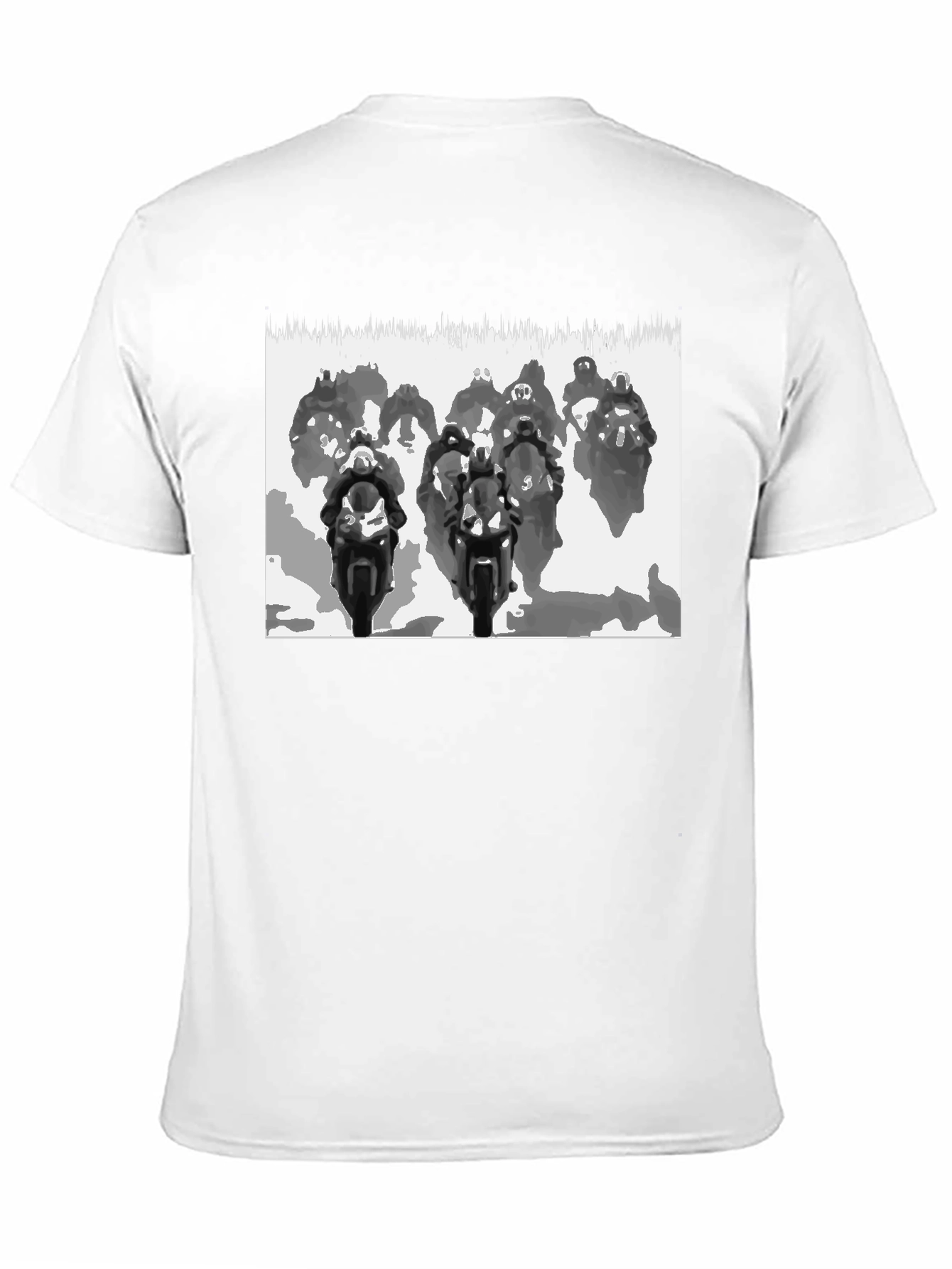 Motorcycle Race Black T-Shirt - Ride in Style
