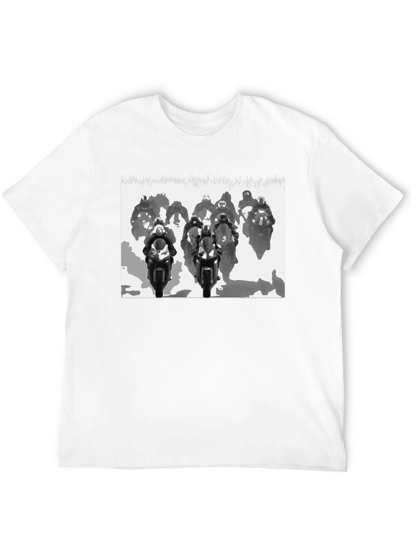 Motorcycle Race Black T-Shirt - Ride in Style