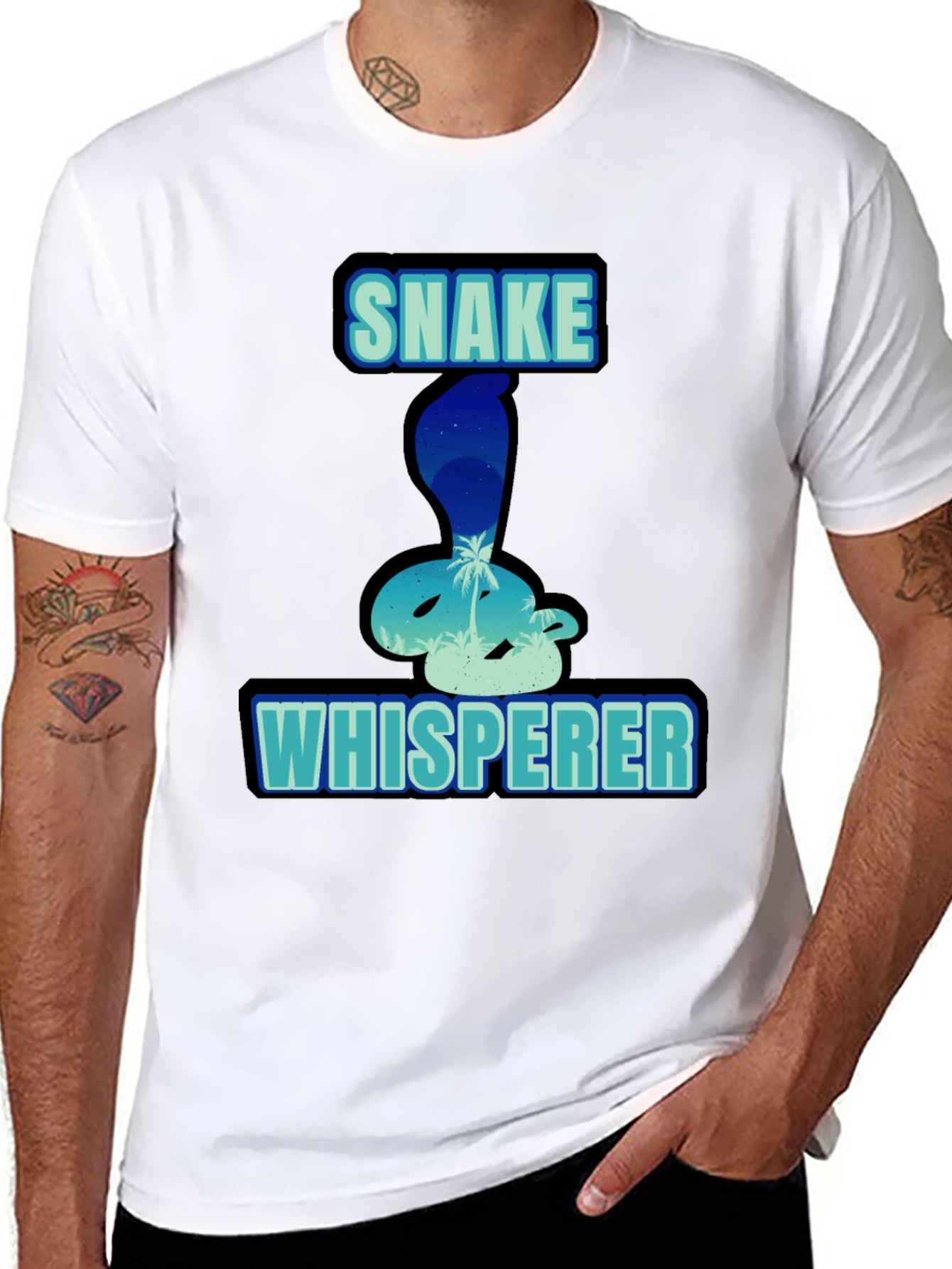 Snake Whisperer Graphic T-Shirt