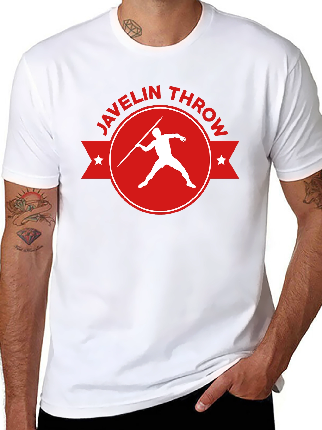 Javelin Throw T-Shirt - Athlete Sportswear Tee