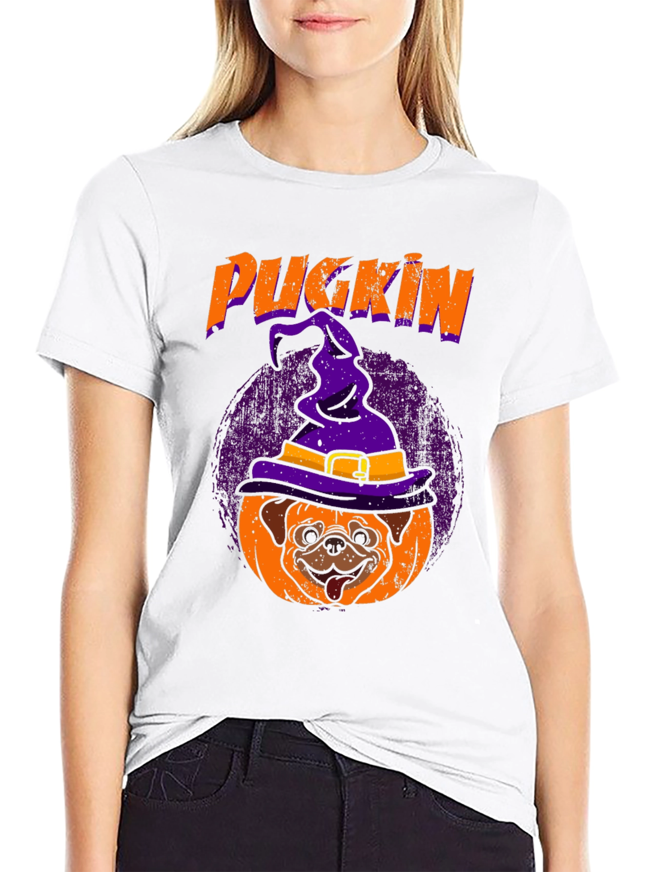 Pugkin Halloween T-Shirt