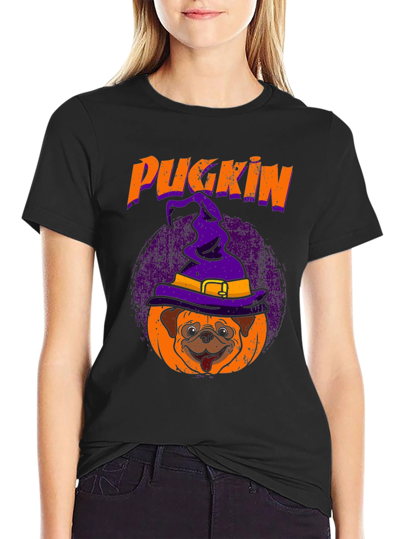 Pugkin Halloween T-Shirt