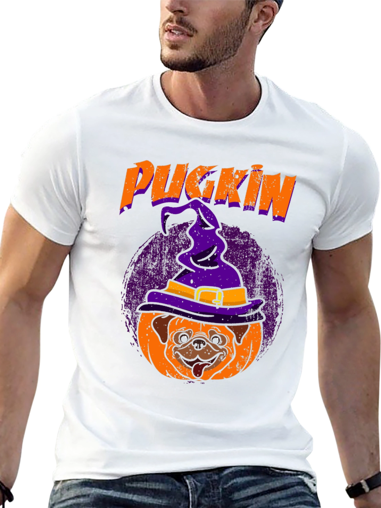 Pugkin Halloween T-Shirt