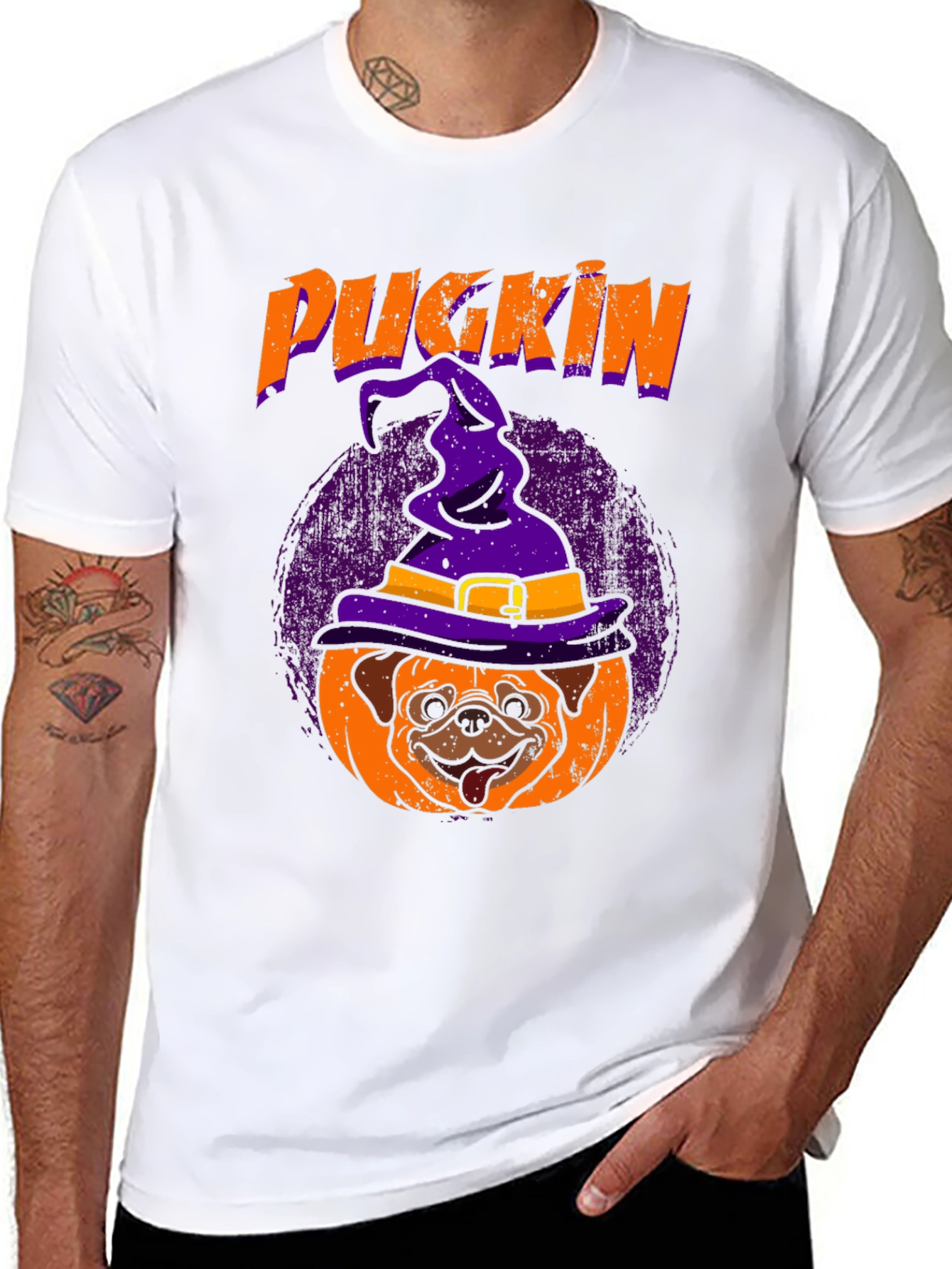 Pugkin Halloween T-Shirt