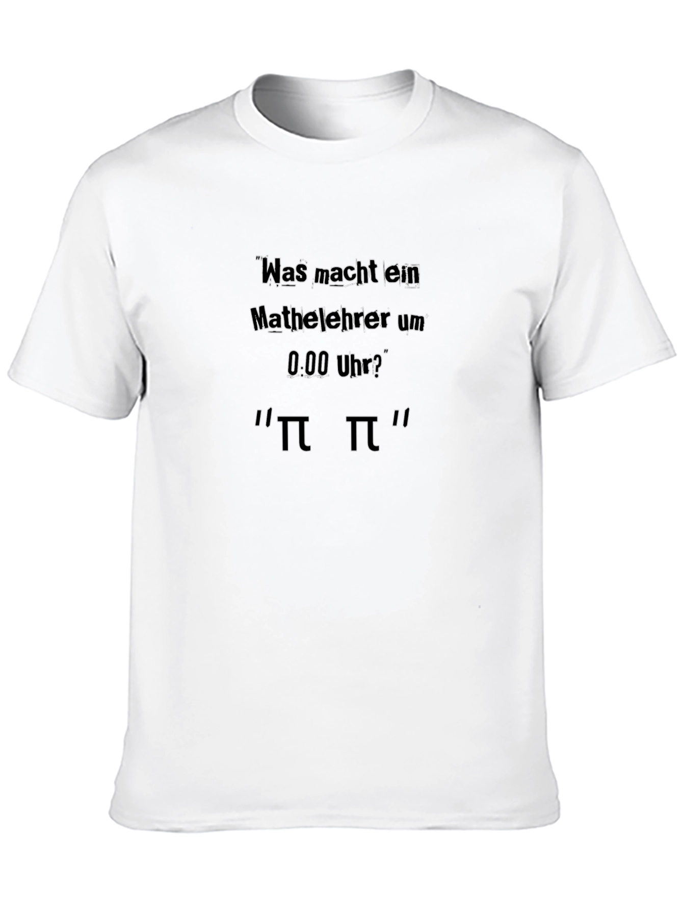 Math Teacher Midnight Joke Black T-Shirt