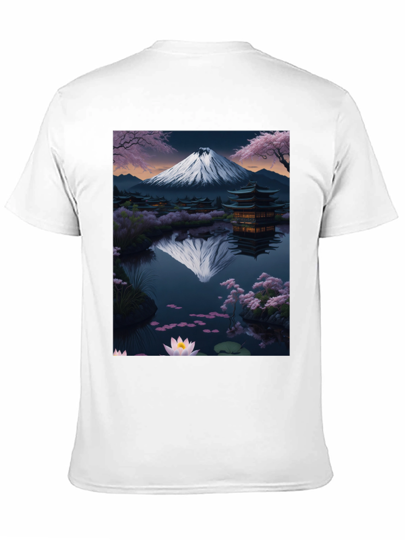 Mount Fuji Reflection Graphic Tee